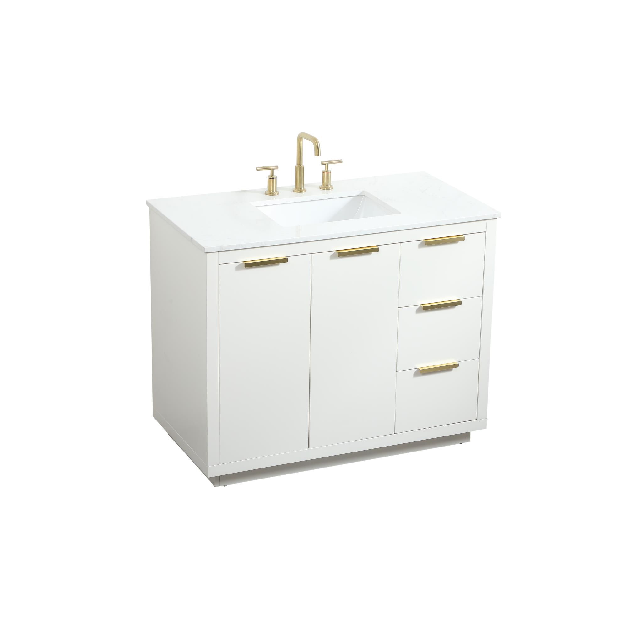 Shown in White finish