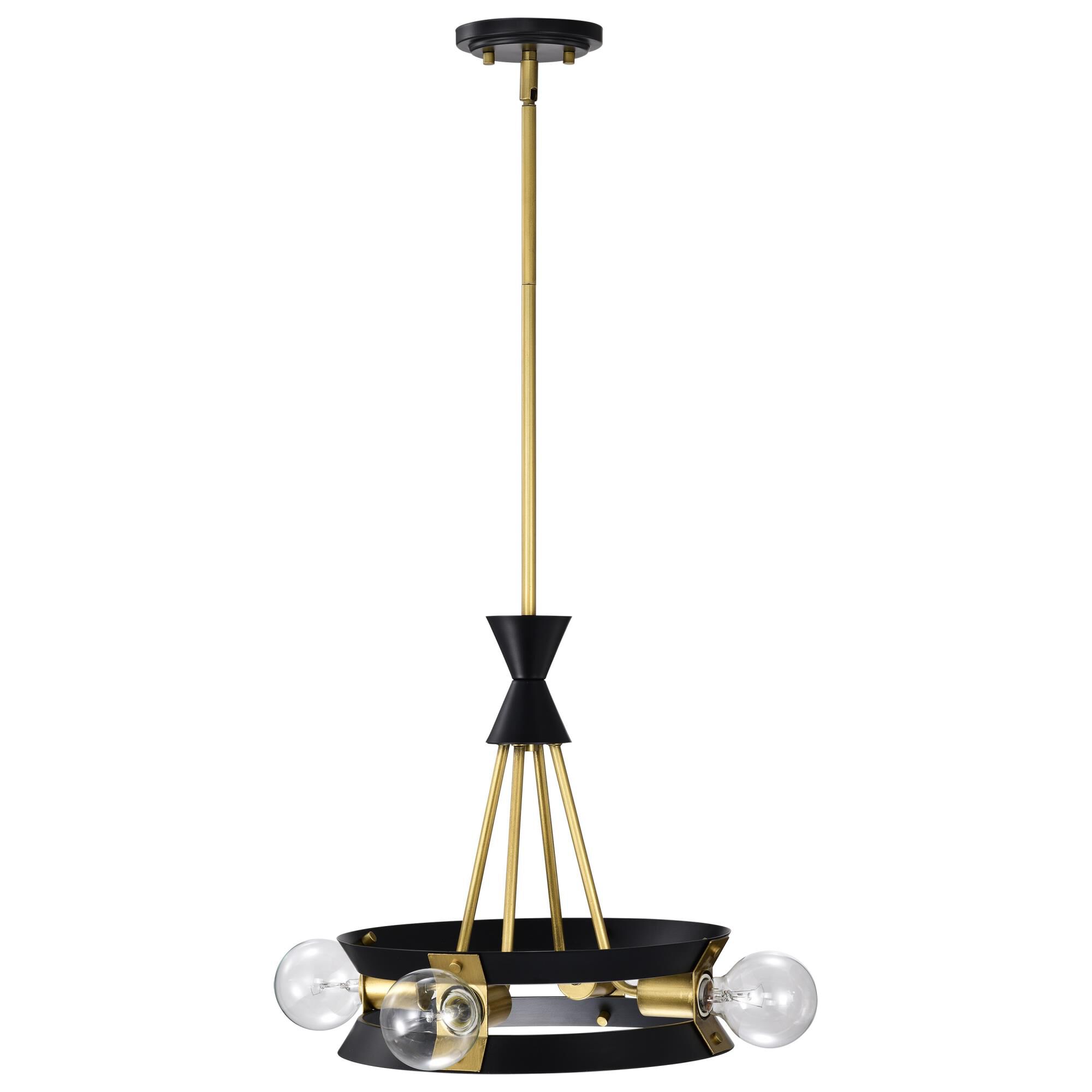 Marsen 4 Light Mini Chandelier by Nuvo Lighitng