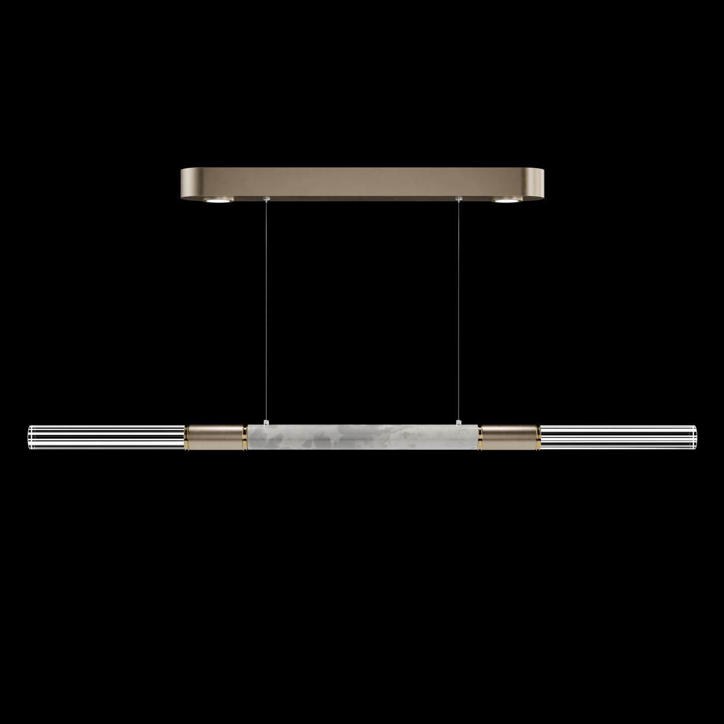 Antonia 62 Inch Linear Suspension Light by Fine Art Handcrafted Lighting