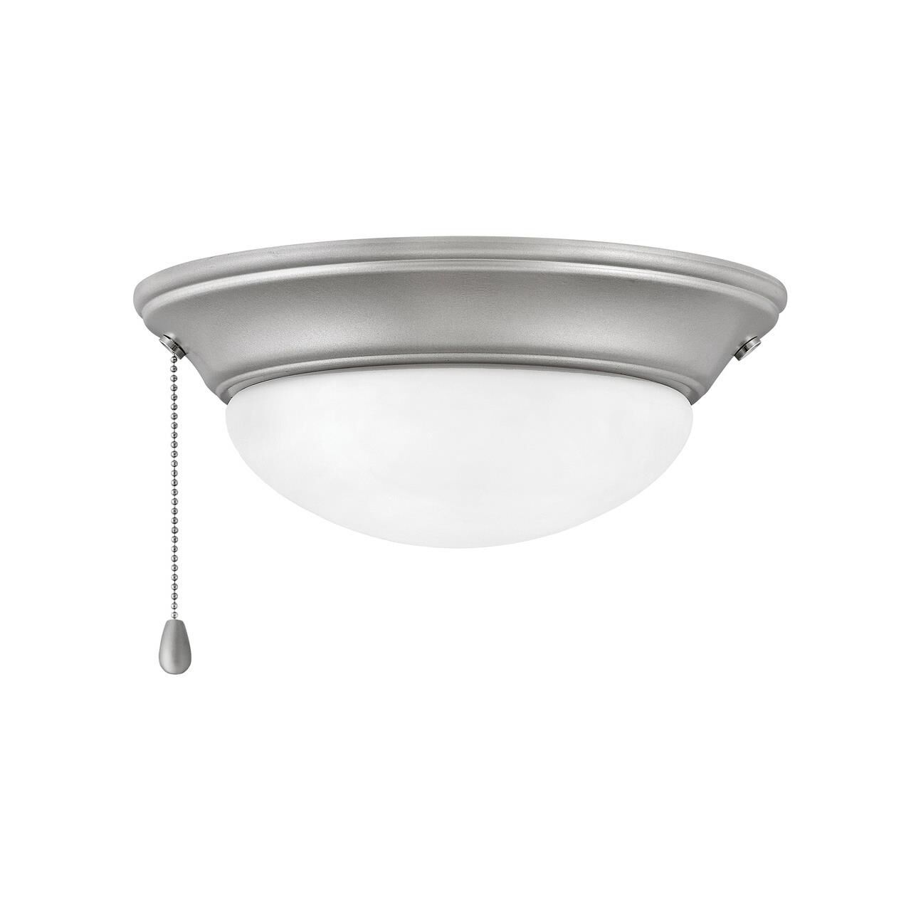 Shown in Brushed Nickel finish and Etched Opal glass