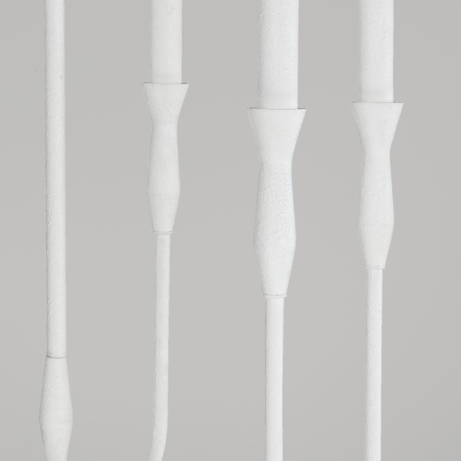 Shown in Textured White finish