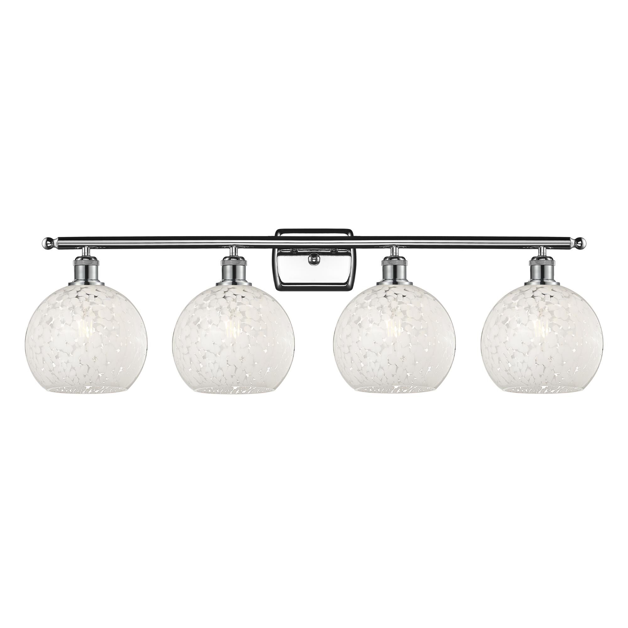 Bruno Marashlian White Mouchette 38 Inch Bath Vanity Light by Innovations Lighting