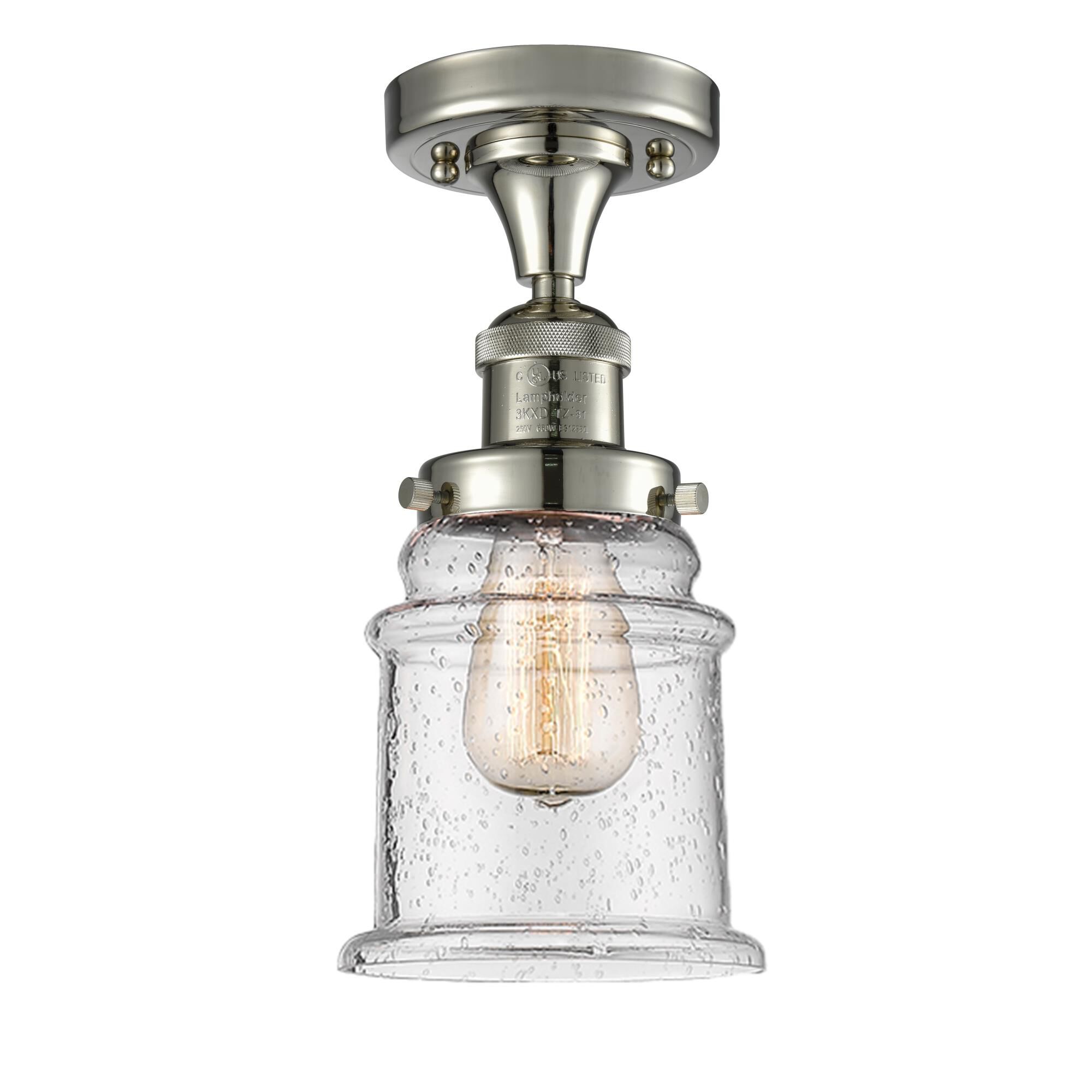 Bruno Marashlian Canton 6 Inch 1 Light Semi Flush Mount by Innovations Lighting