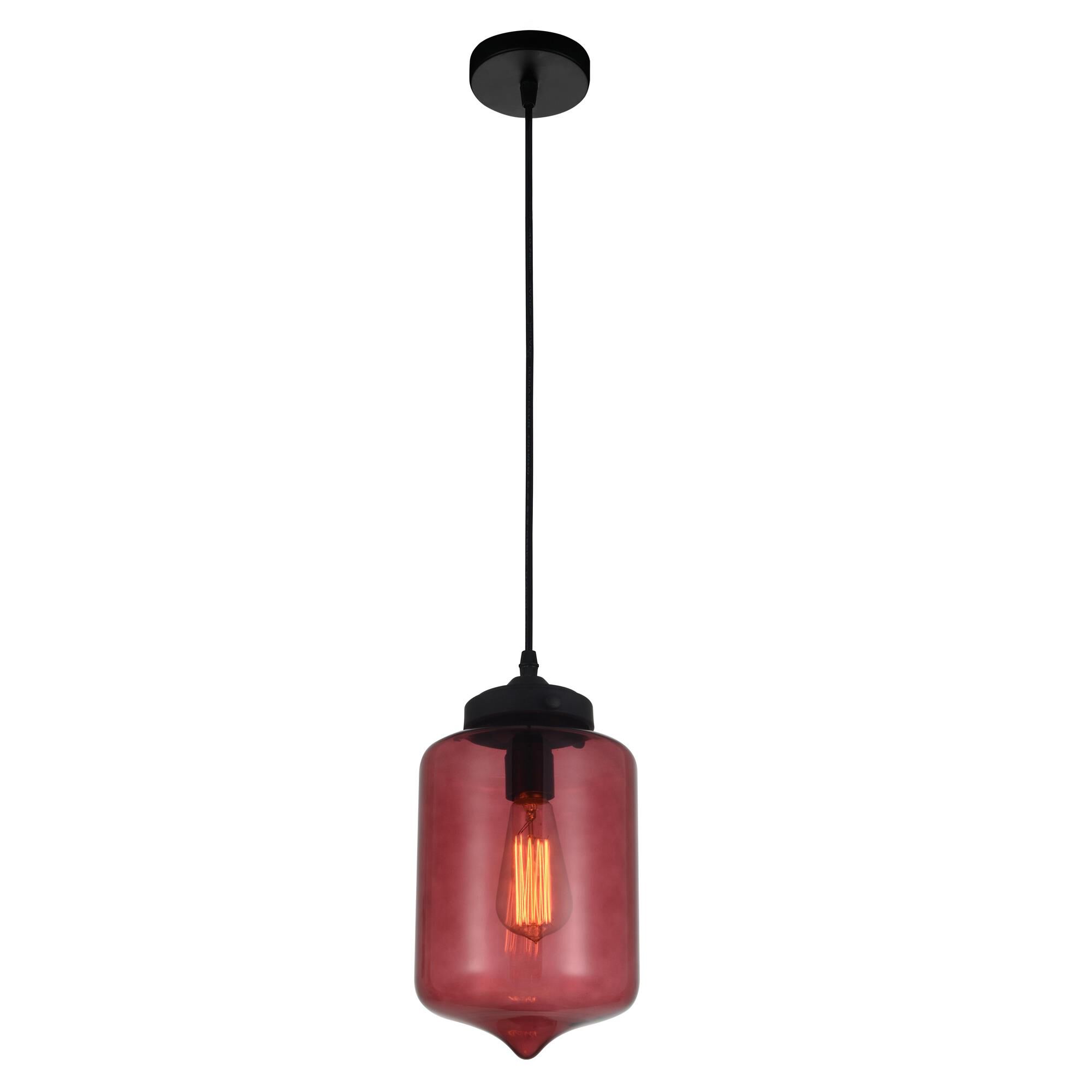 CWI Lighting Glass 7 Inch Mini Pendant