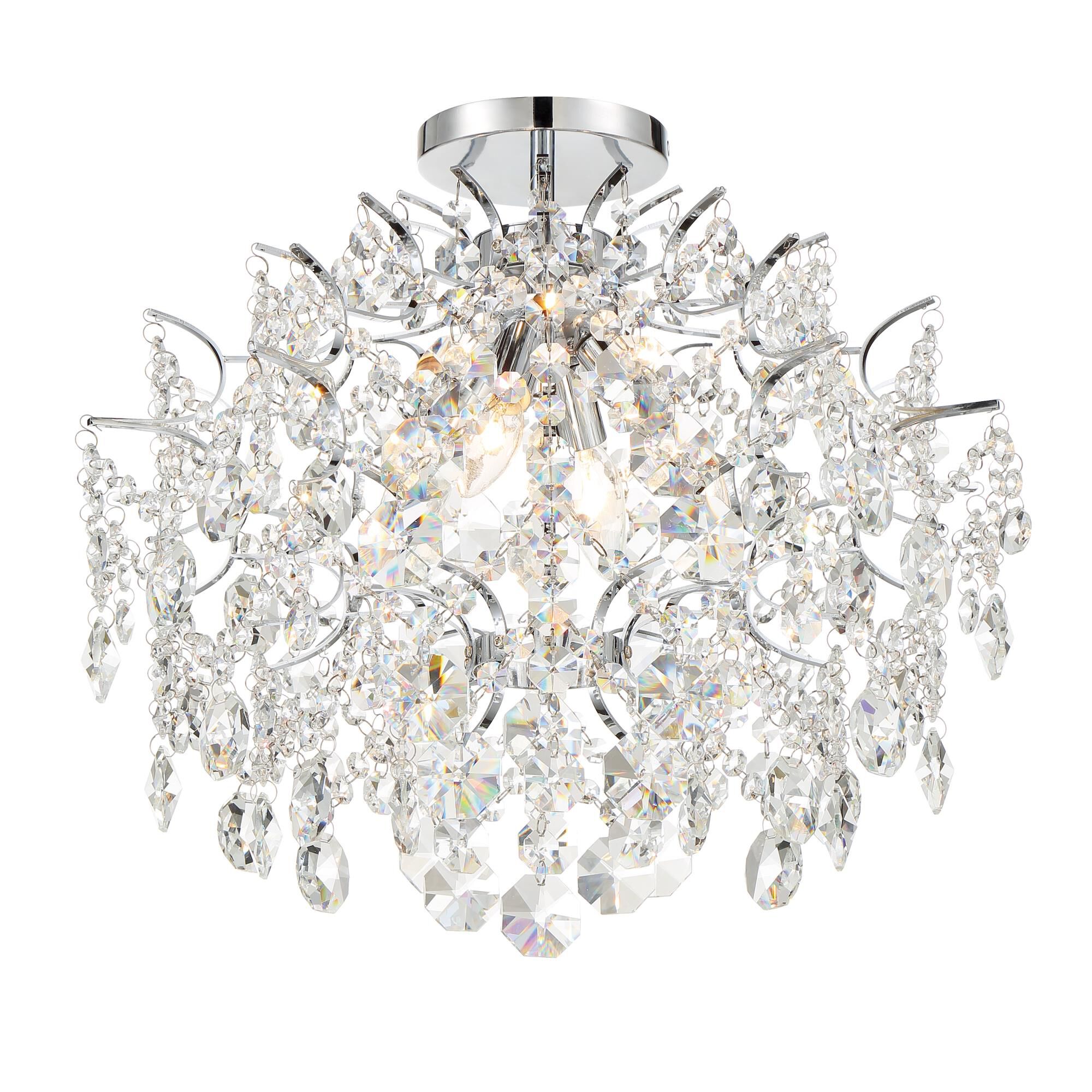 Isabella's Crown 18 Inch 4 Light Mini Chandelier | Capitol Lighting