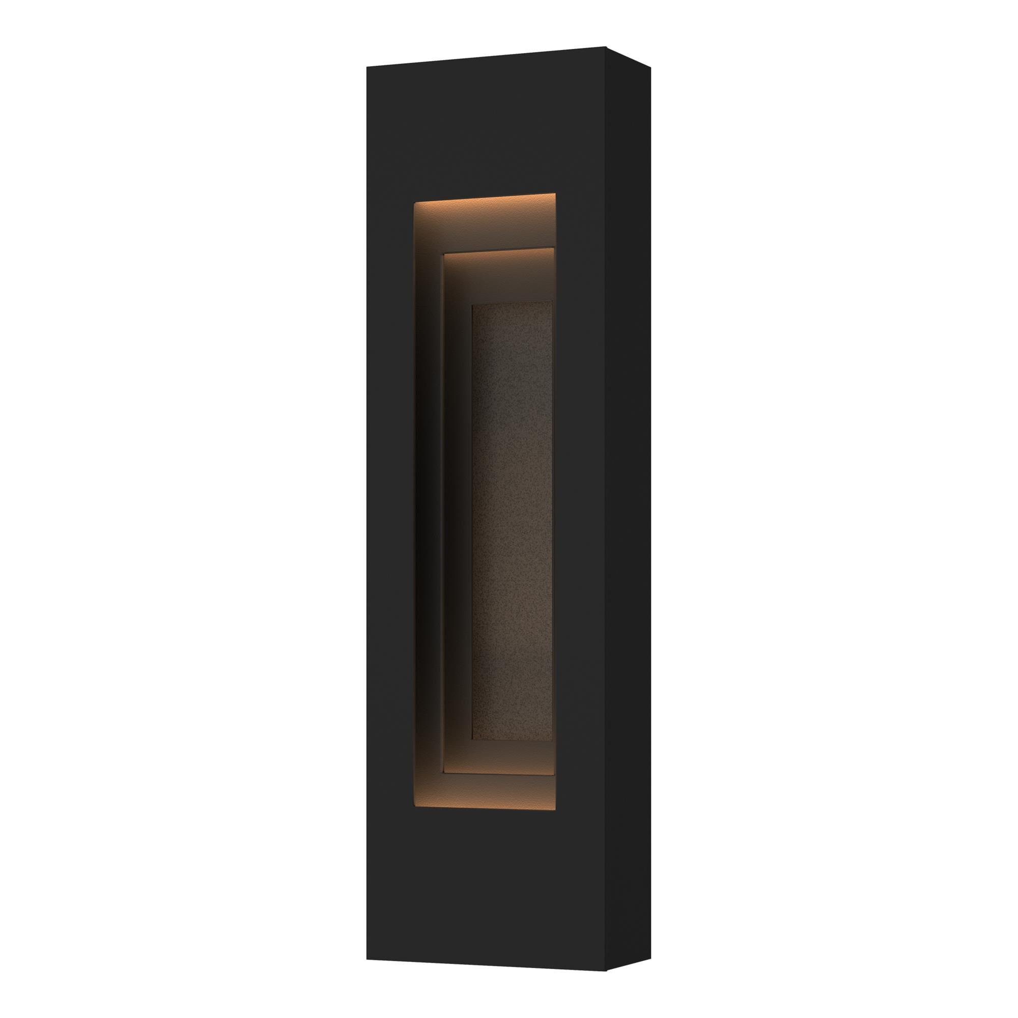 Shown in Coastal Black finish and Coastal Natural Iron Aluminum shade