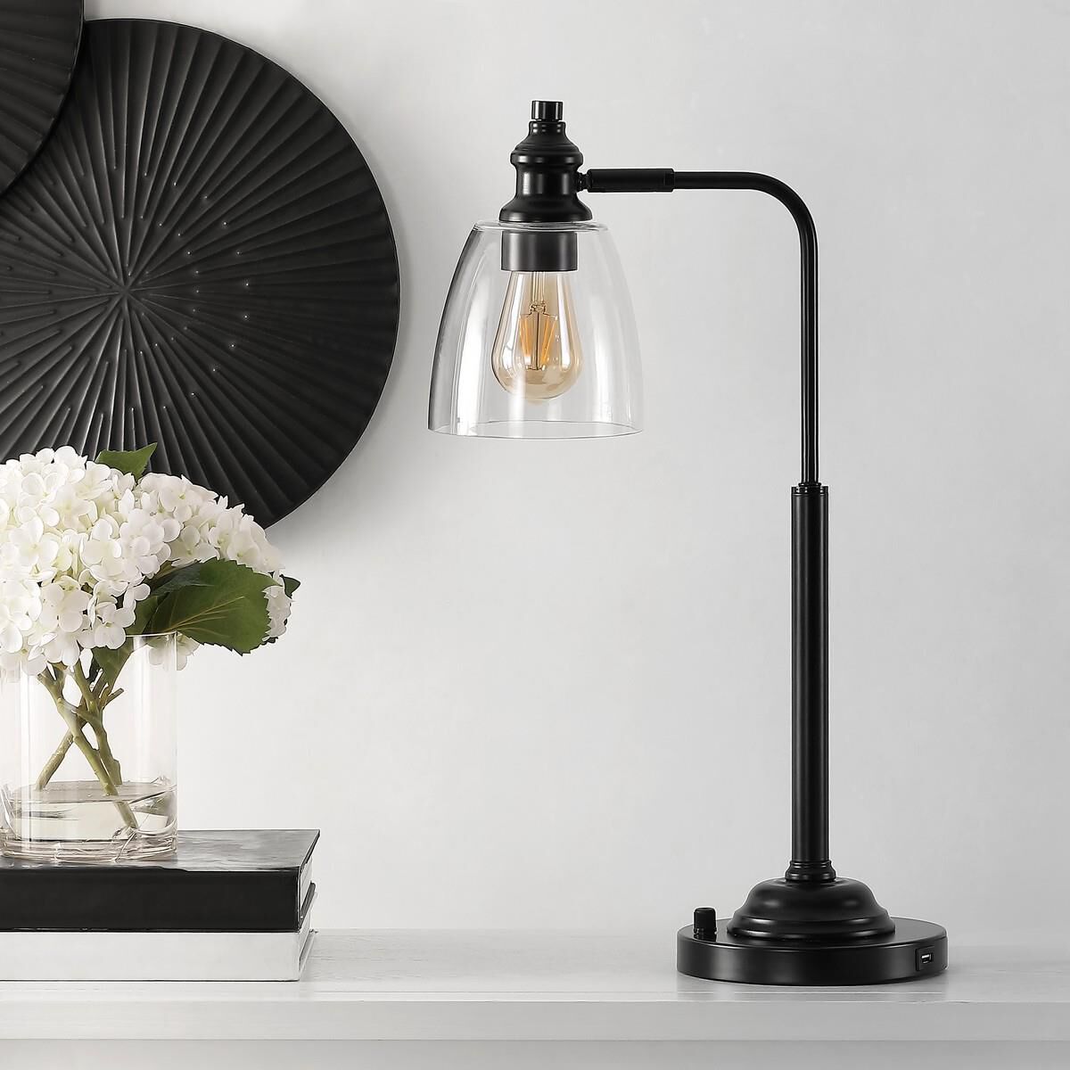 Rino Iron 23 Inch Desk Lamp by Safavieh