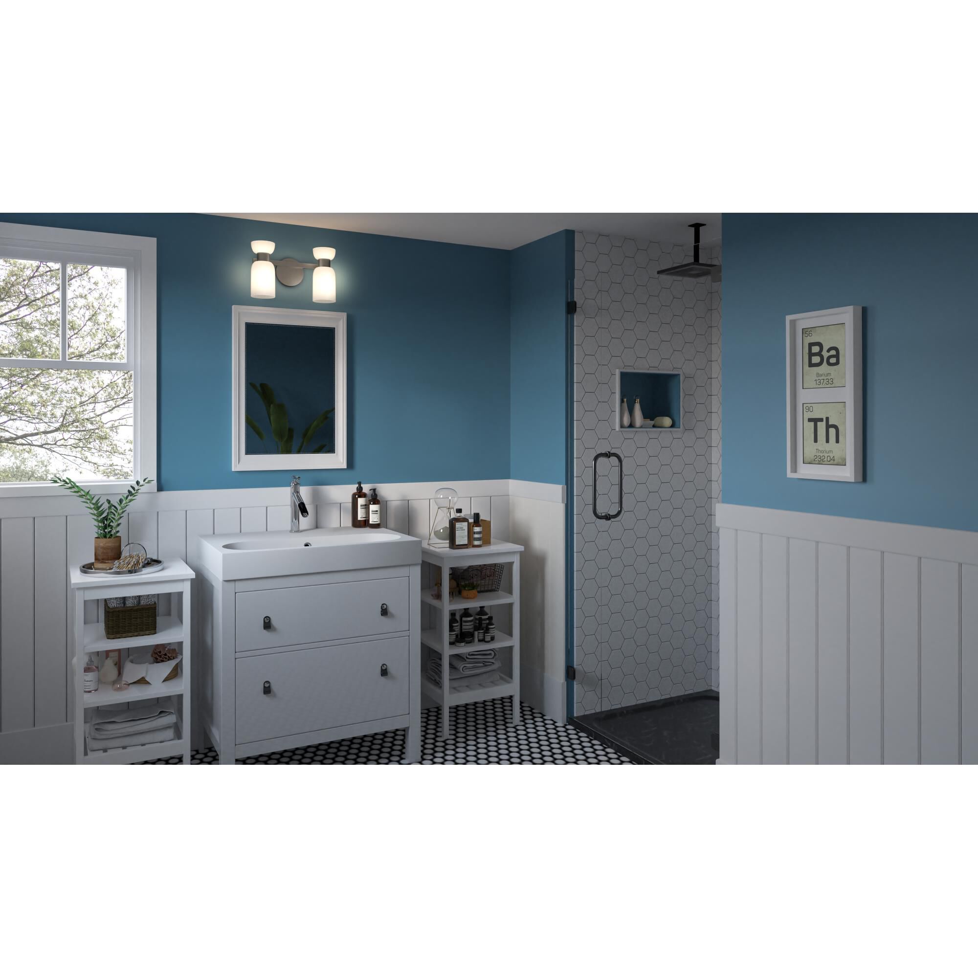 Rembrandt 15 Inch 2 Light Bath Vanity Light by Quoizel