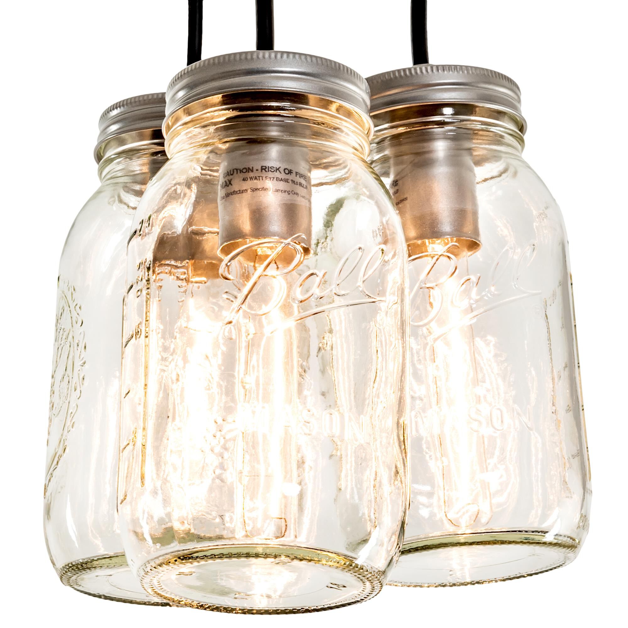 Mason Jar 9 Inch Mini Pendant by Meyda Lighting