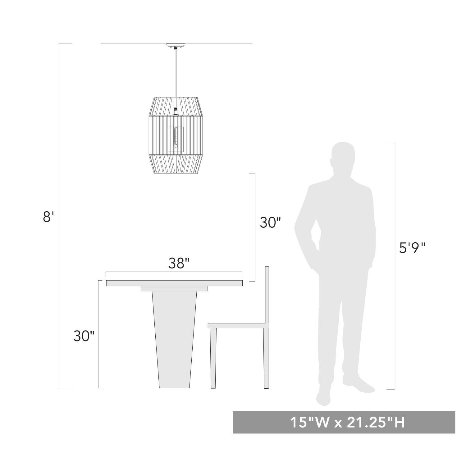 Seabrooke Outdoor Hanging Lantern by Golden Lighting
