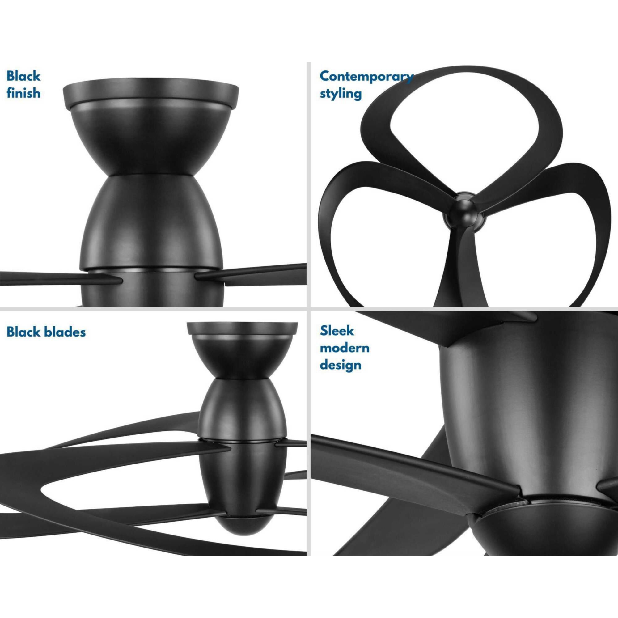 Shown in Black finish