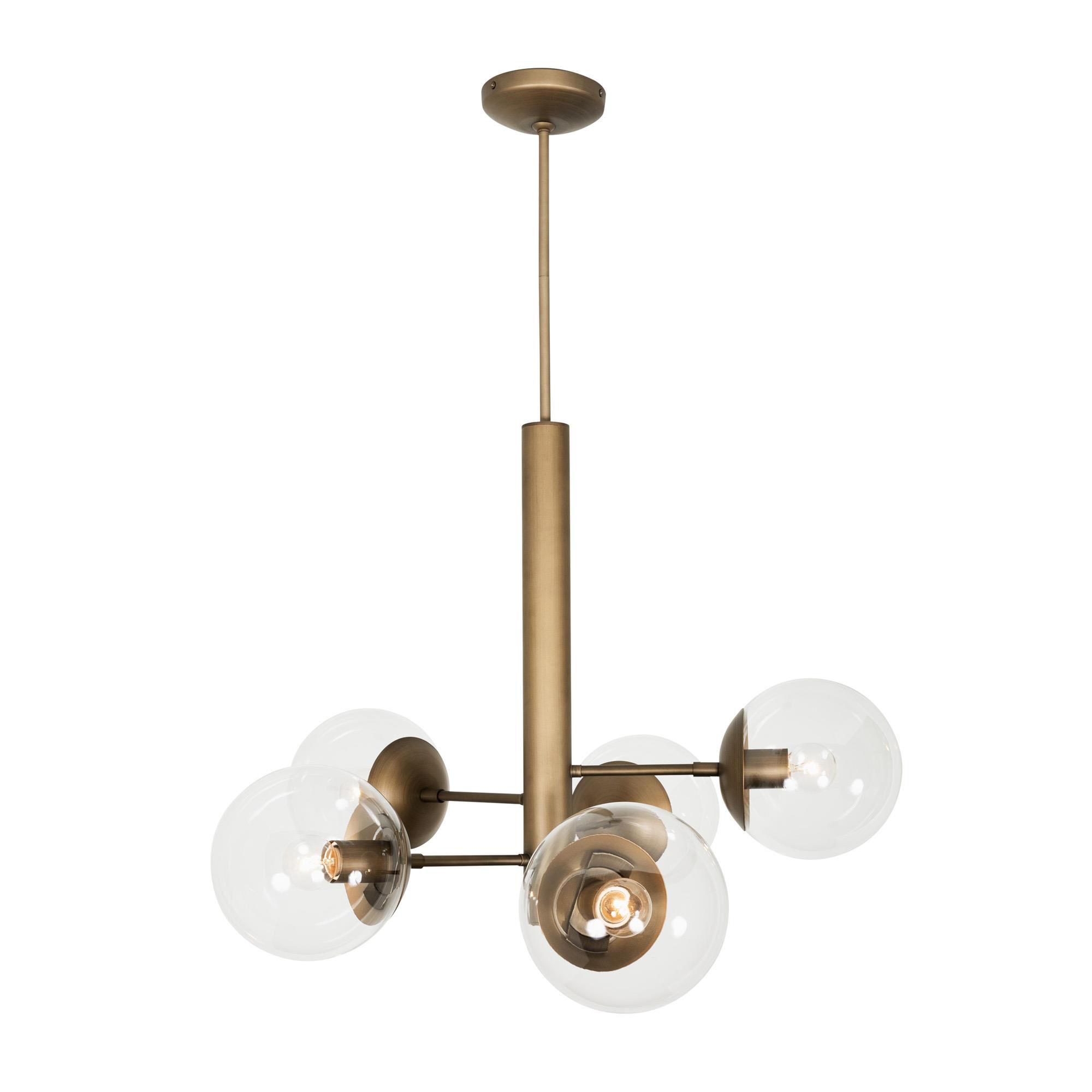 Mid-Century 5 Light Chandelier by Varaluz