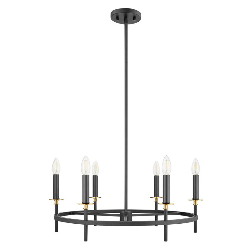 25 Inch Chandelier by Meridian Lighting