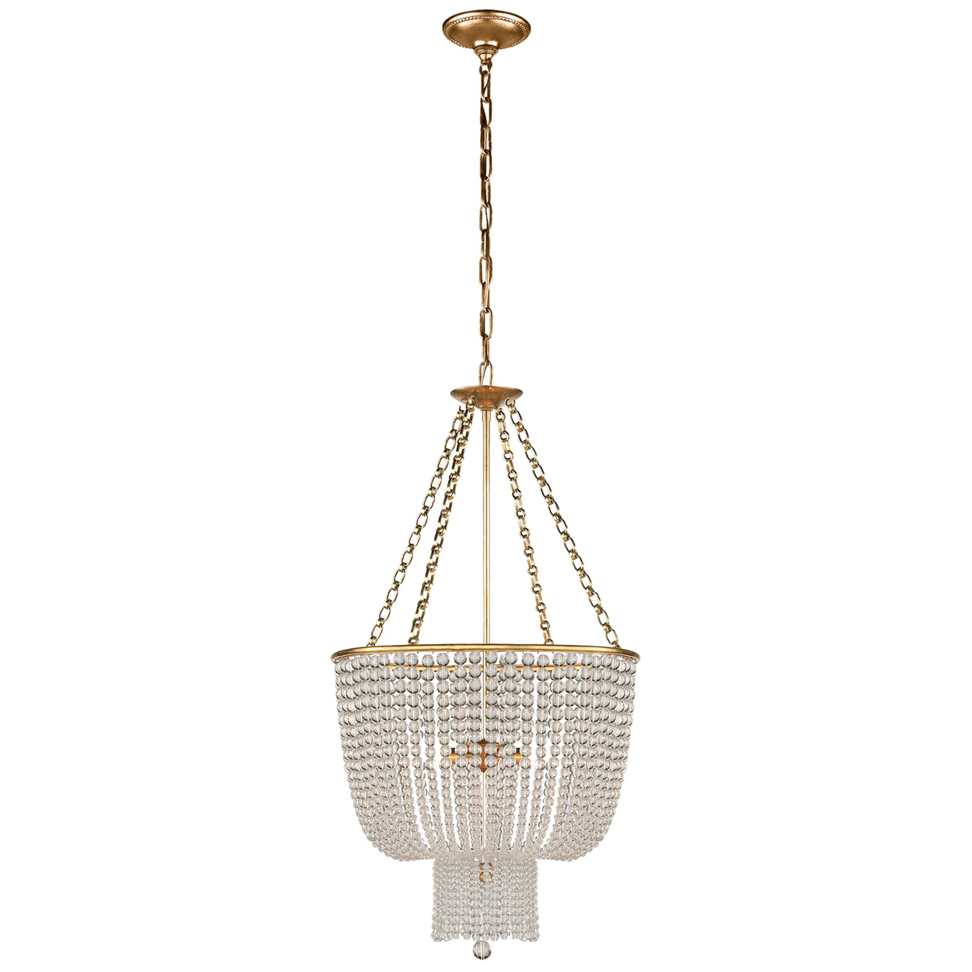 Shown in Hand-Rubbed Antique Brass finish and Clear glass