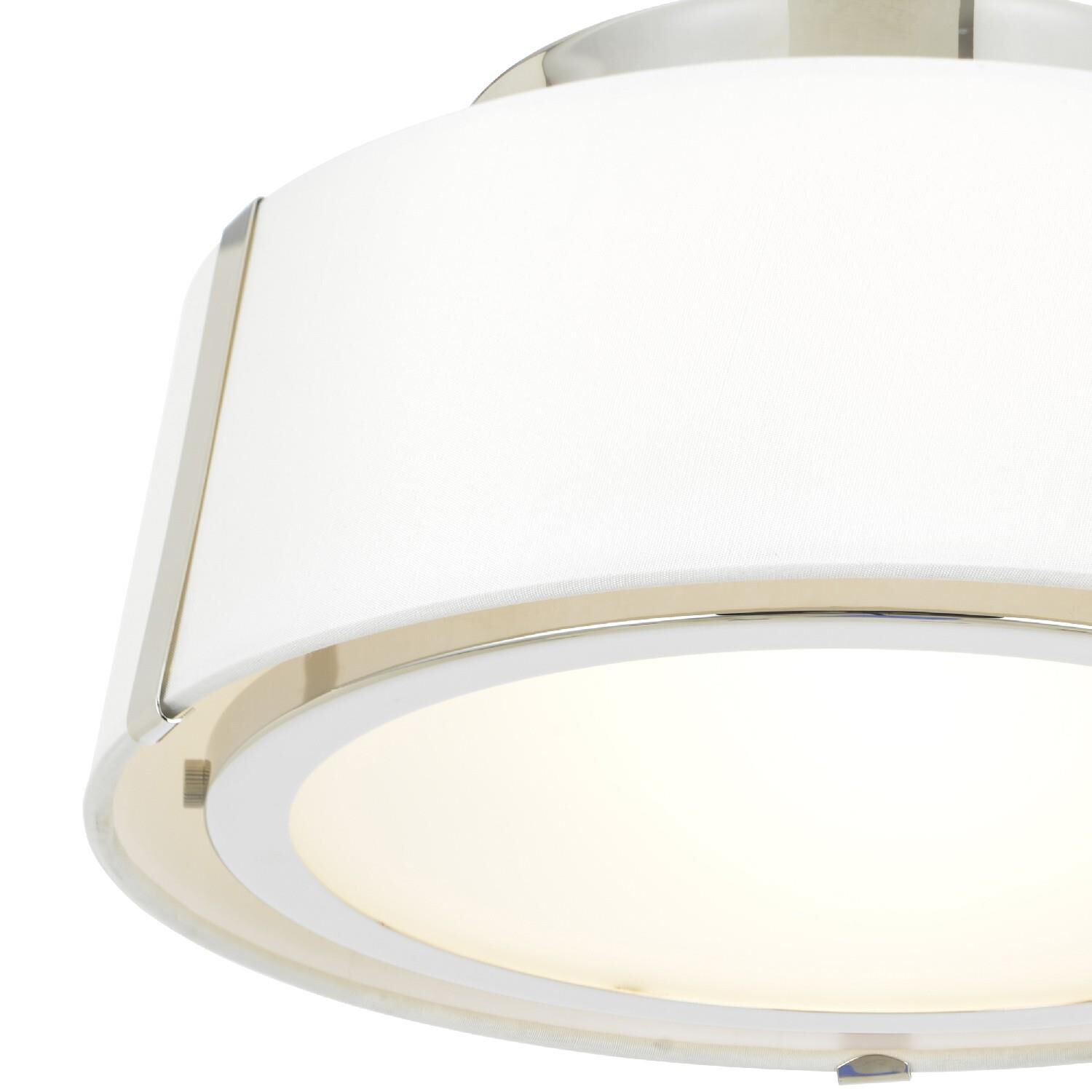 Fulton 12 Inch 2 Light Semi Flush Mount by Crystorama
