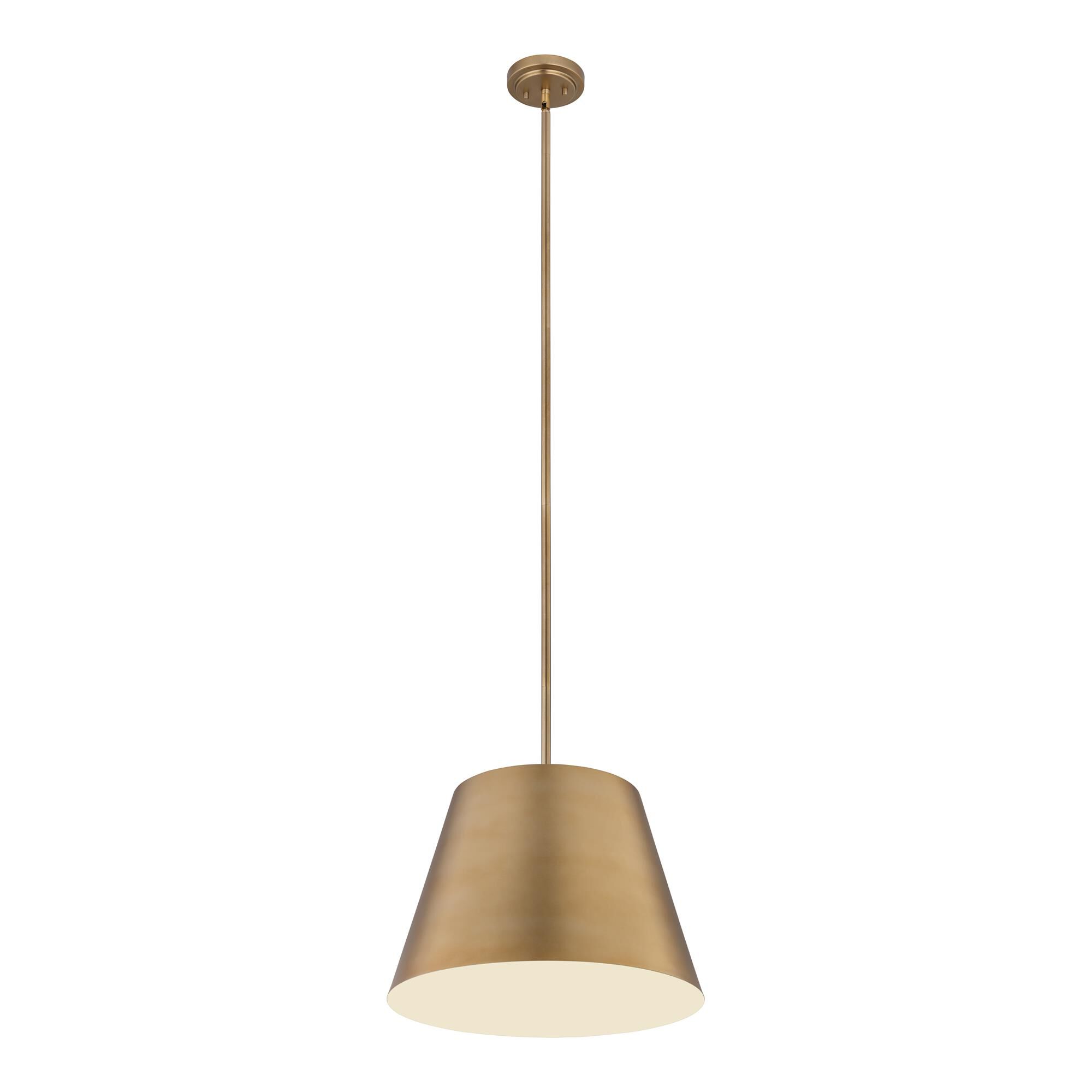 Shown in Modern Gold finish and Modern Gold glass and Modern Gold shade
