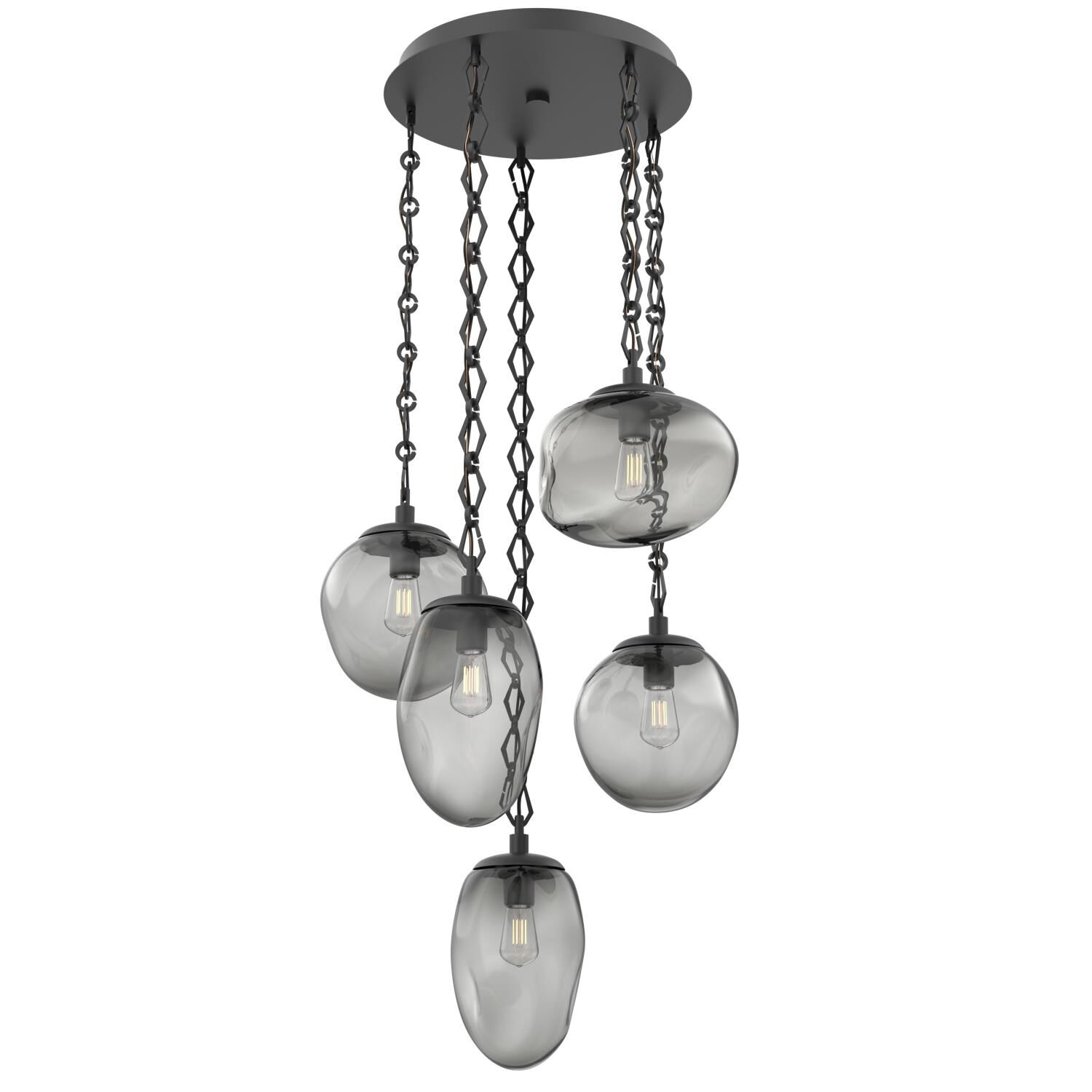 Levi Wilson Cosmos 24 Inch Multi Light Pendant by Hammerton Studio