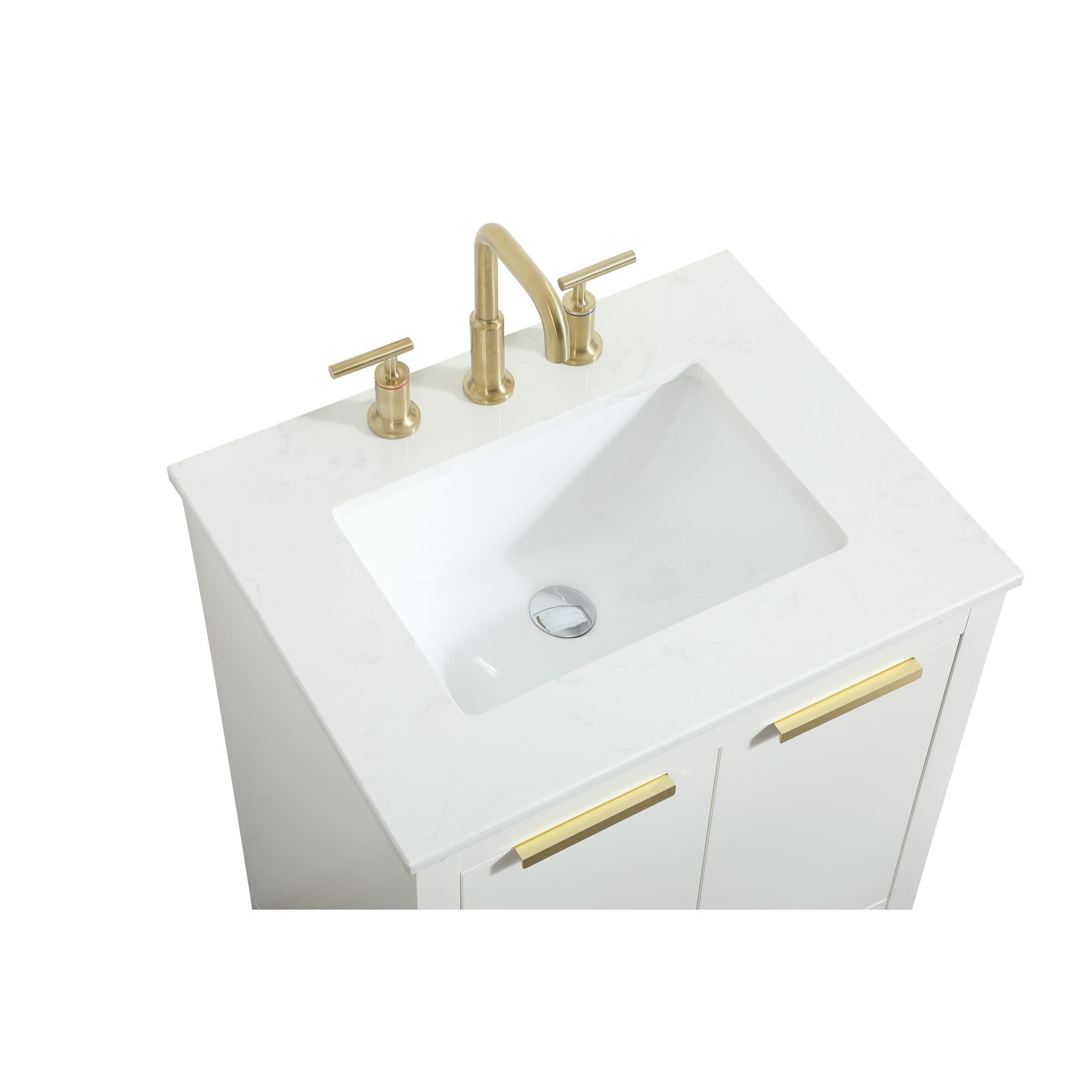 Shown in White finish