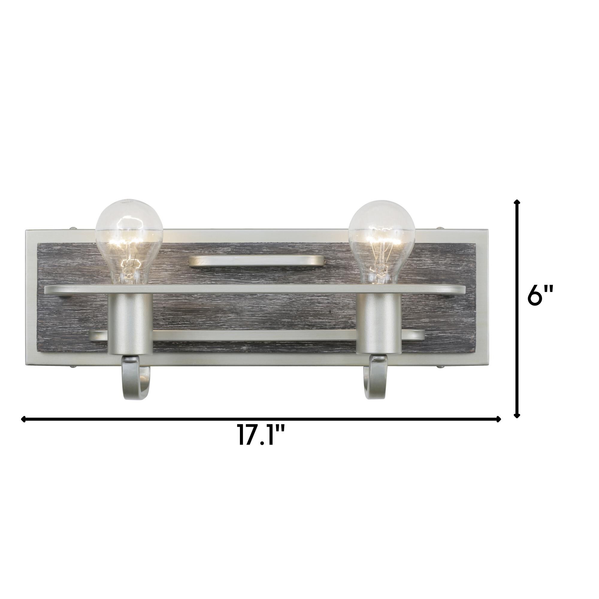 Lofty 17 Inch 2 Light Bath Vanity Light by Varaluz