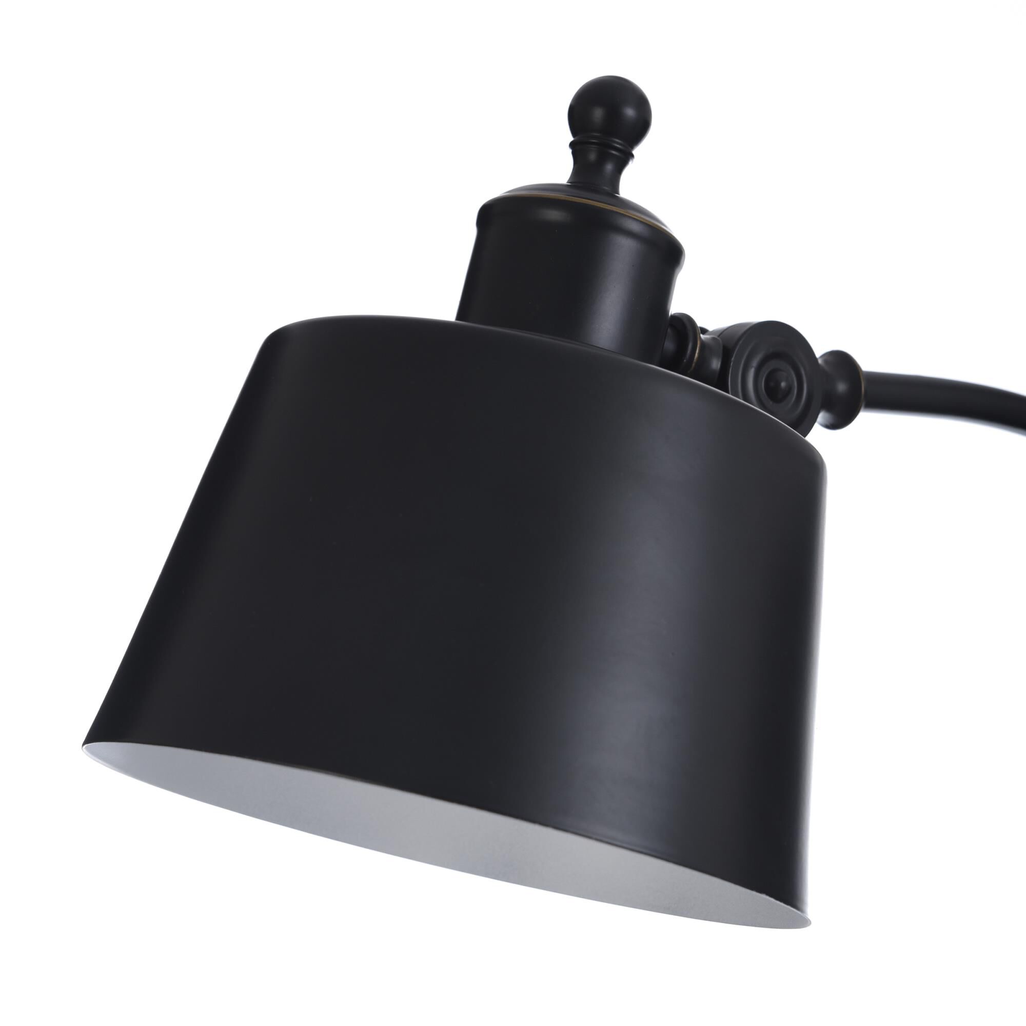 Shown in Russet Bronze finish and Black Metal shade