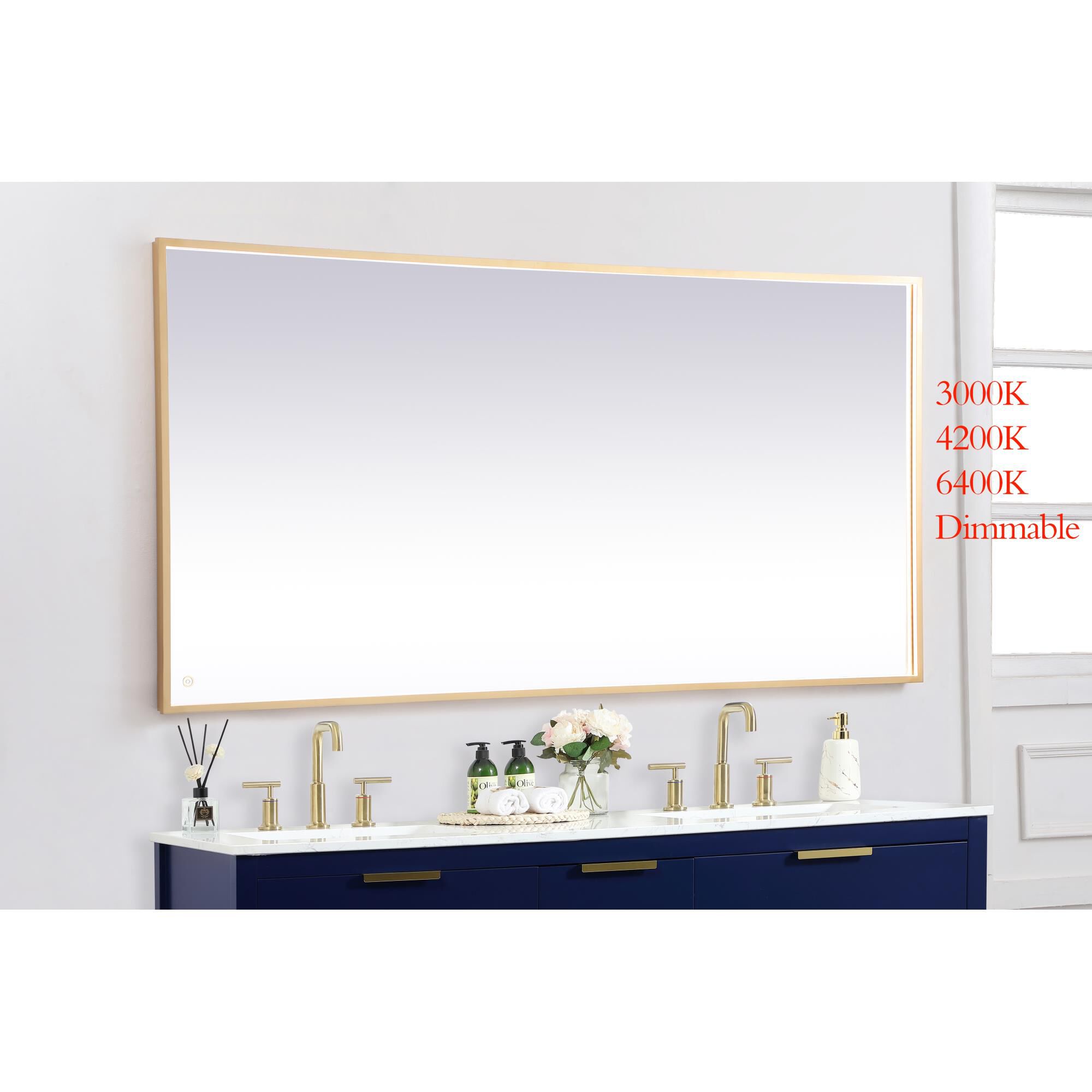 Pier LED Lighted Mirror by Elegant Decor