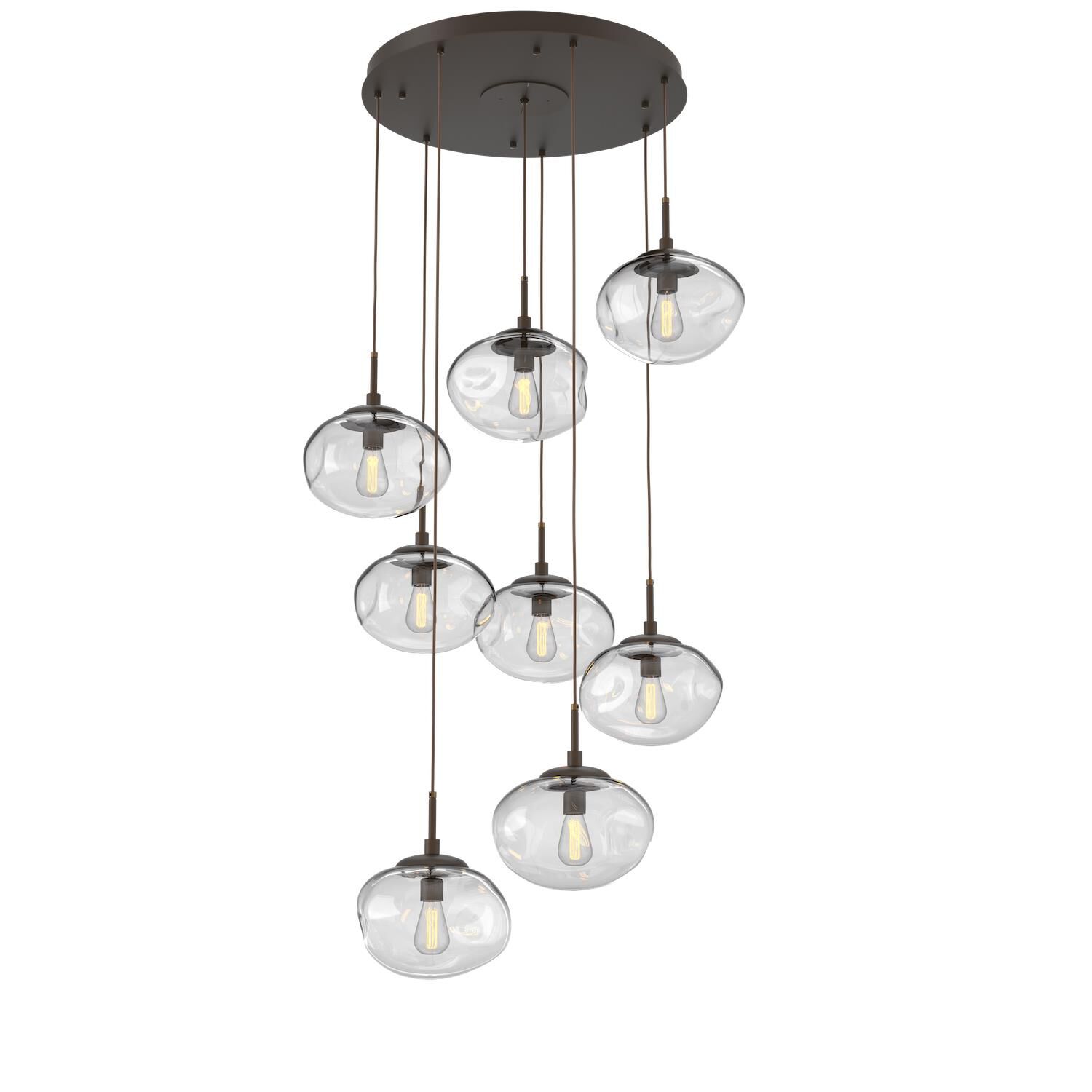 Levi Wilson Nebula 31 Inch 8 Light Multi Light Pendant by Hammerton Studio