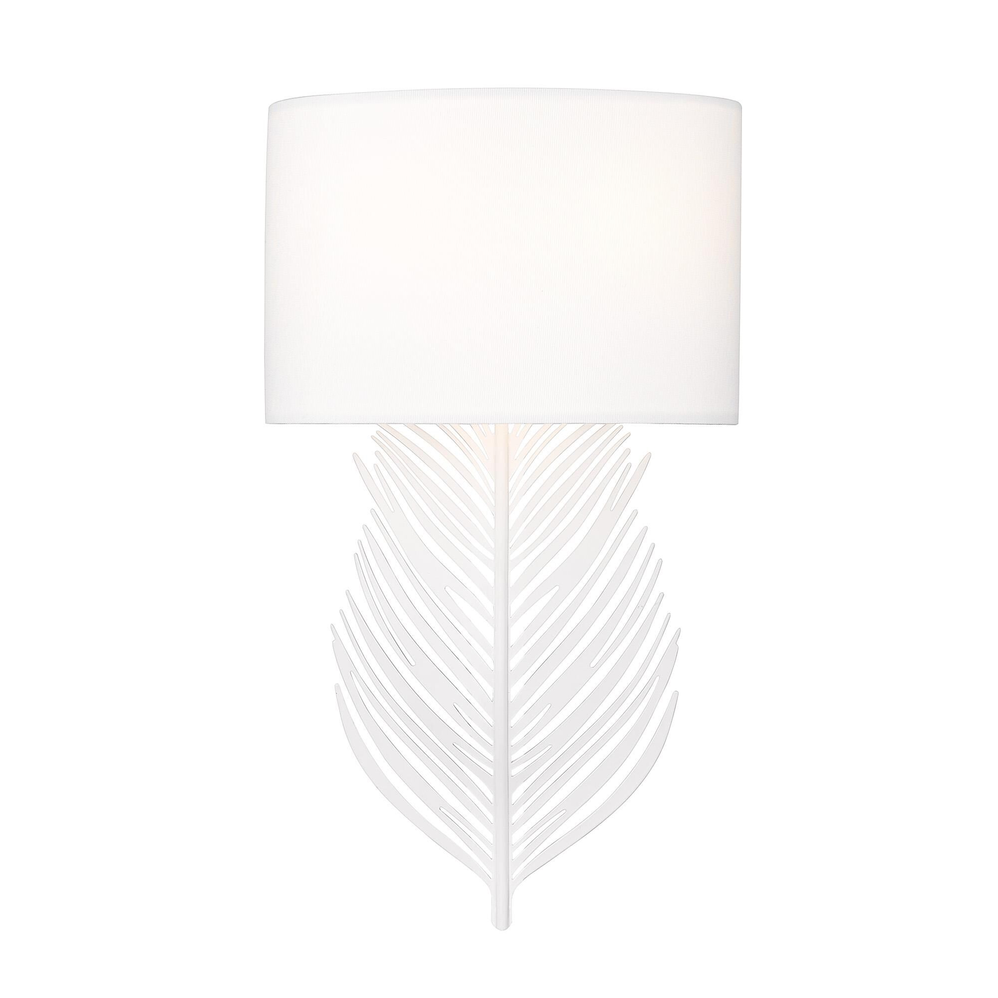 Shown in Matte White finish and Modern White shade