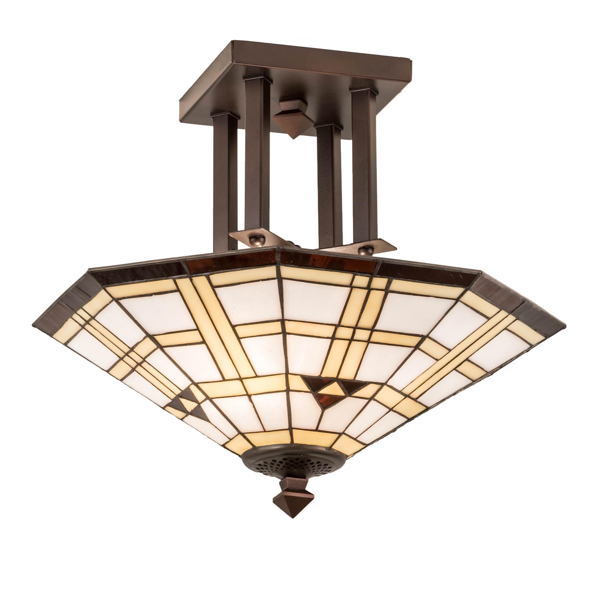 Arrowhead 20 Inch 2 Light Flush Mount by Meyda Lighting