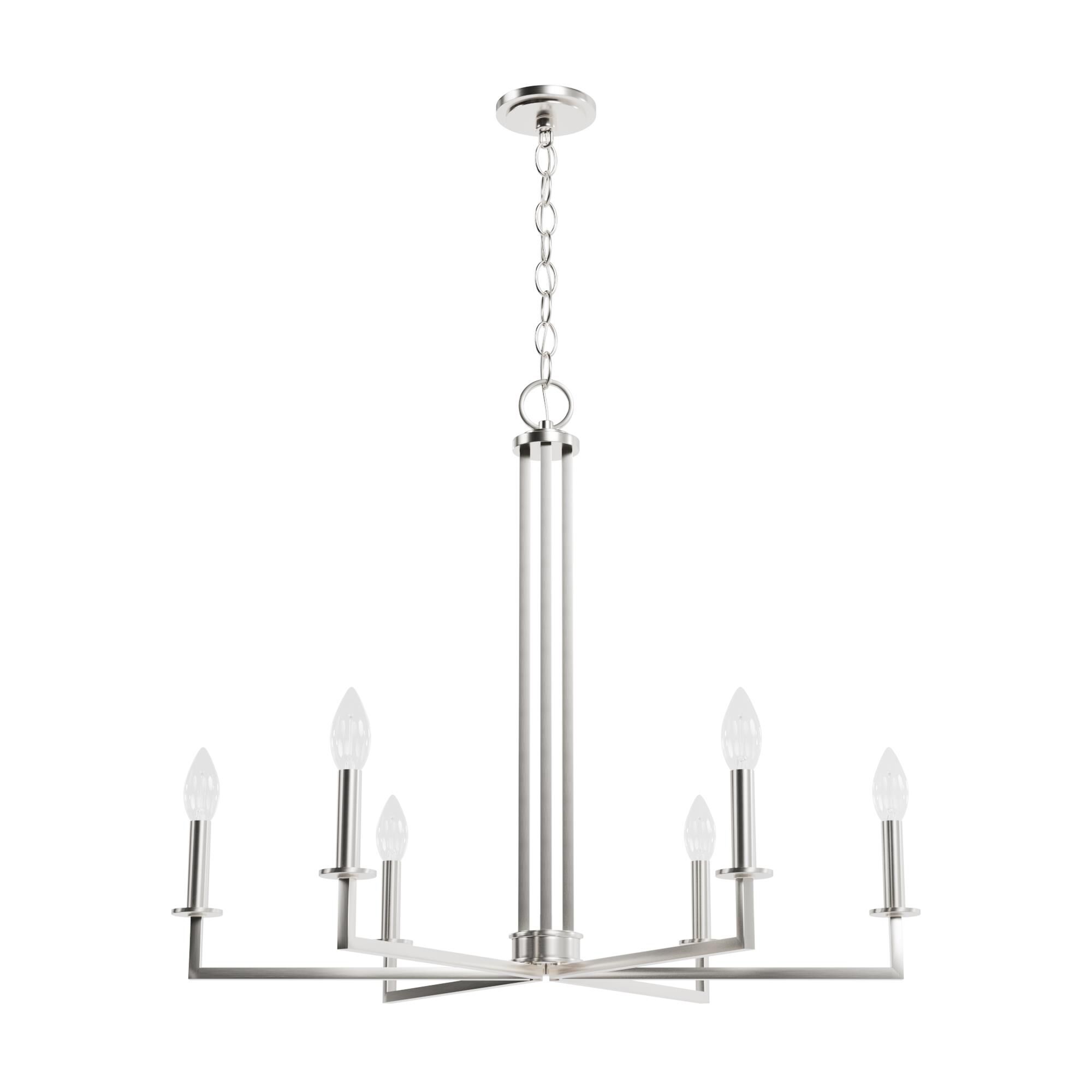 Bearden 30 Inch 6 Light Chandelier by Hunter Fan