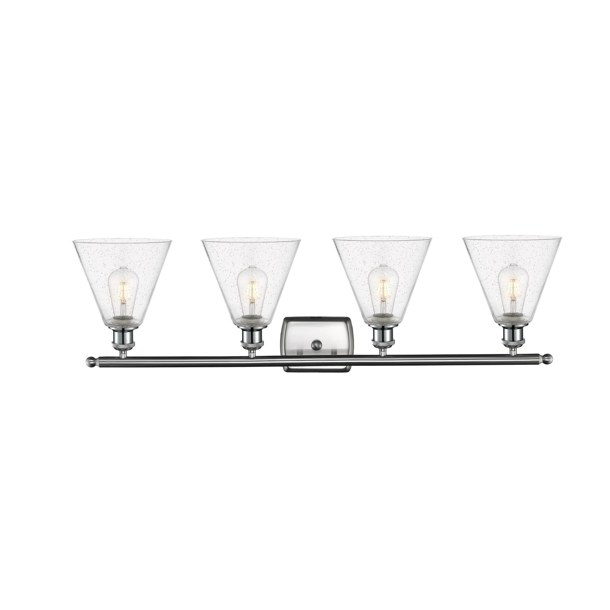 Bruno Marashlian Ballston Cone 38 Inch 4 Light Bath Vanity Light by Innovations Lighting