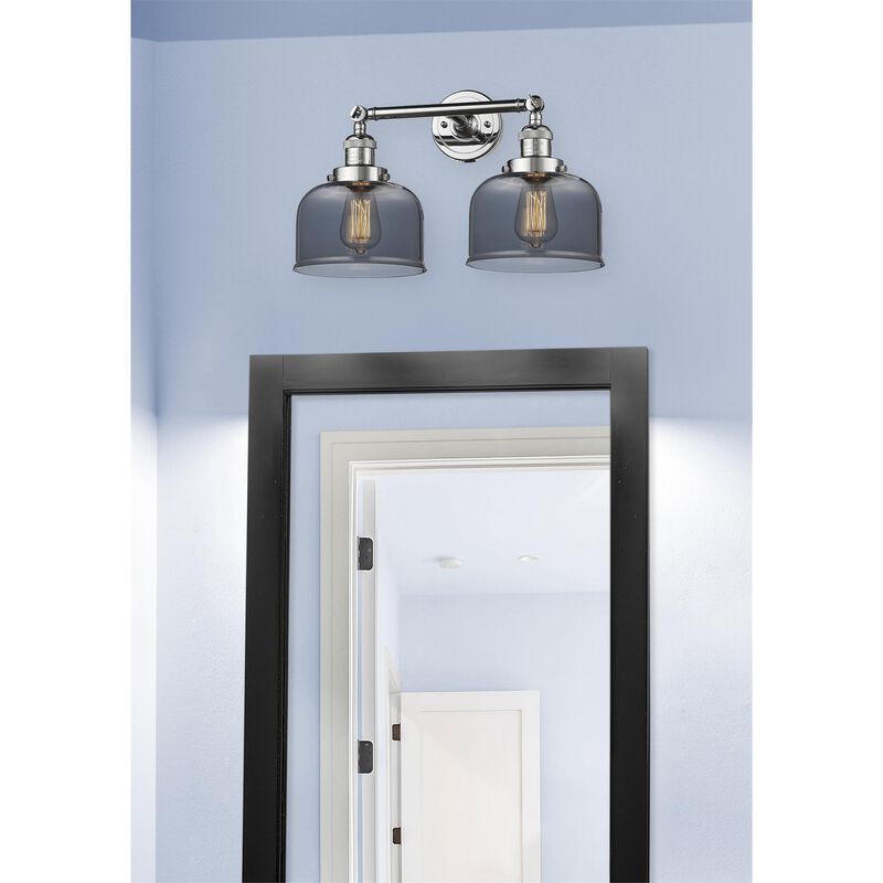 Bruno Marashlian Large Bell 19 Inch 2 Light Bath Vanity Light by Innovations Lighting