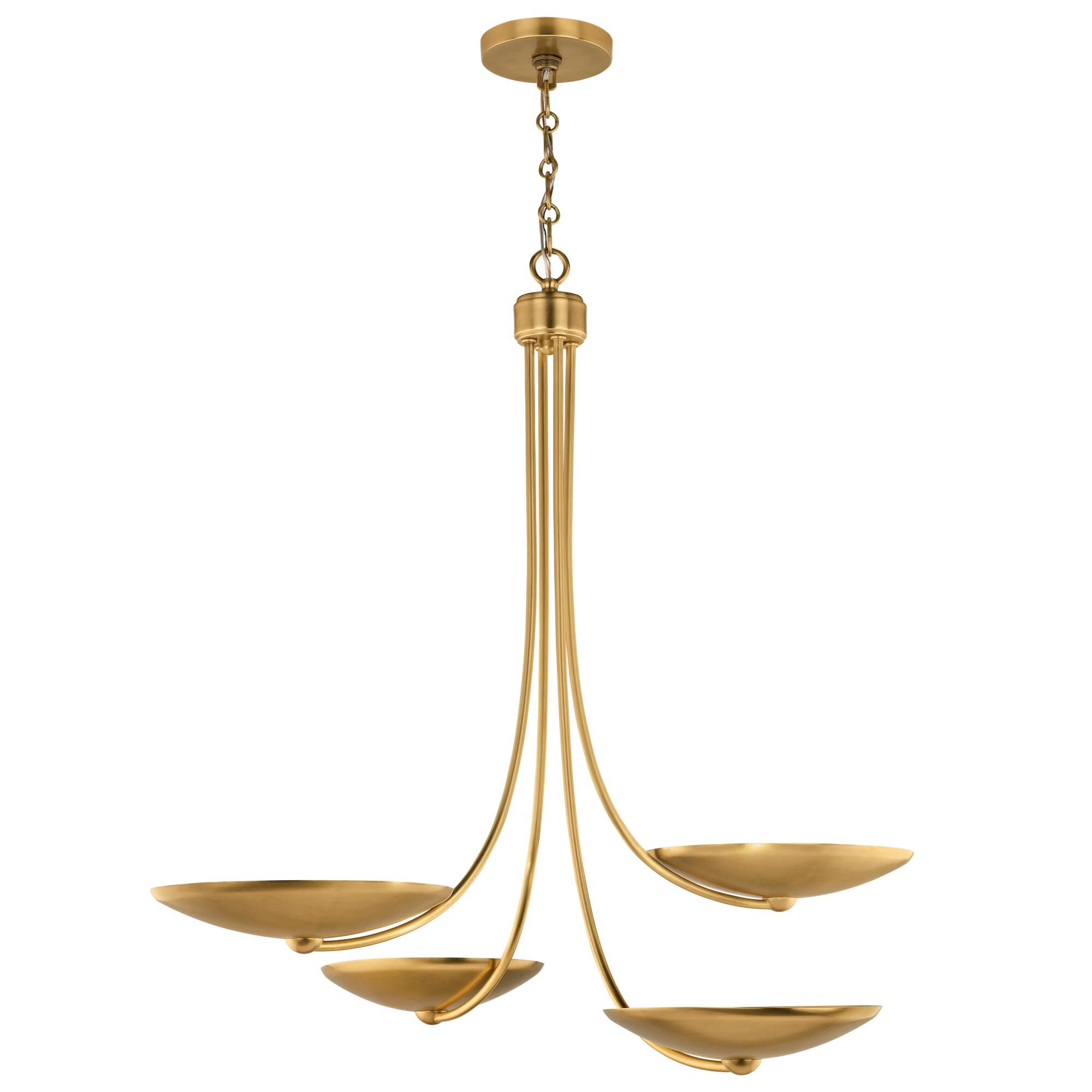 Shown in Lacquered Brass finish and Lacquered Brass shade