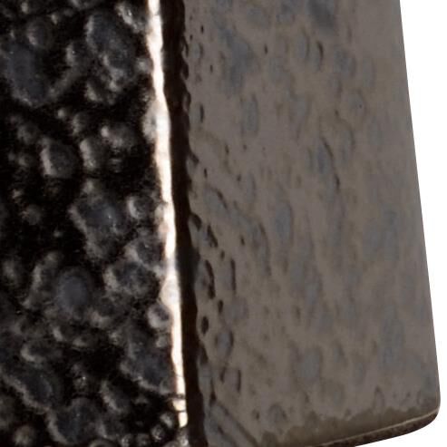 Shown in Textured Bronze Glaze finish and Tan/Black shade