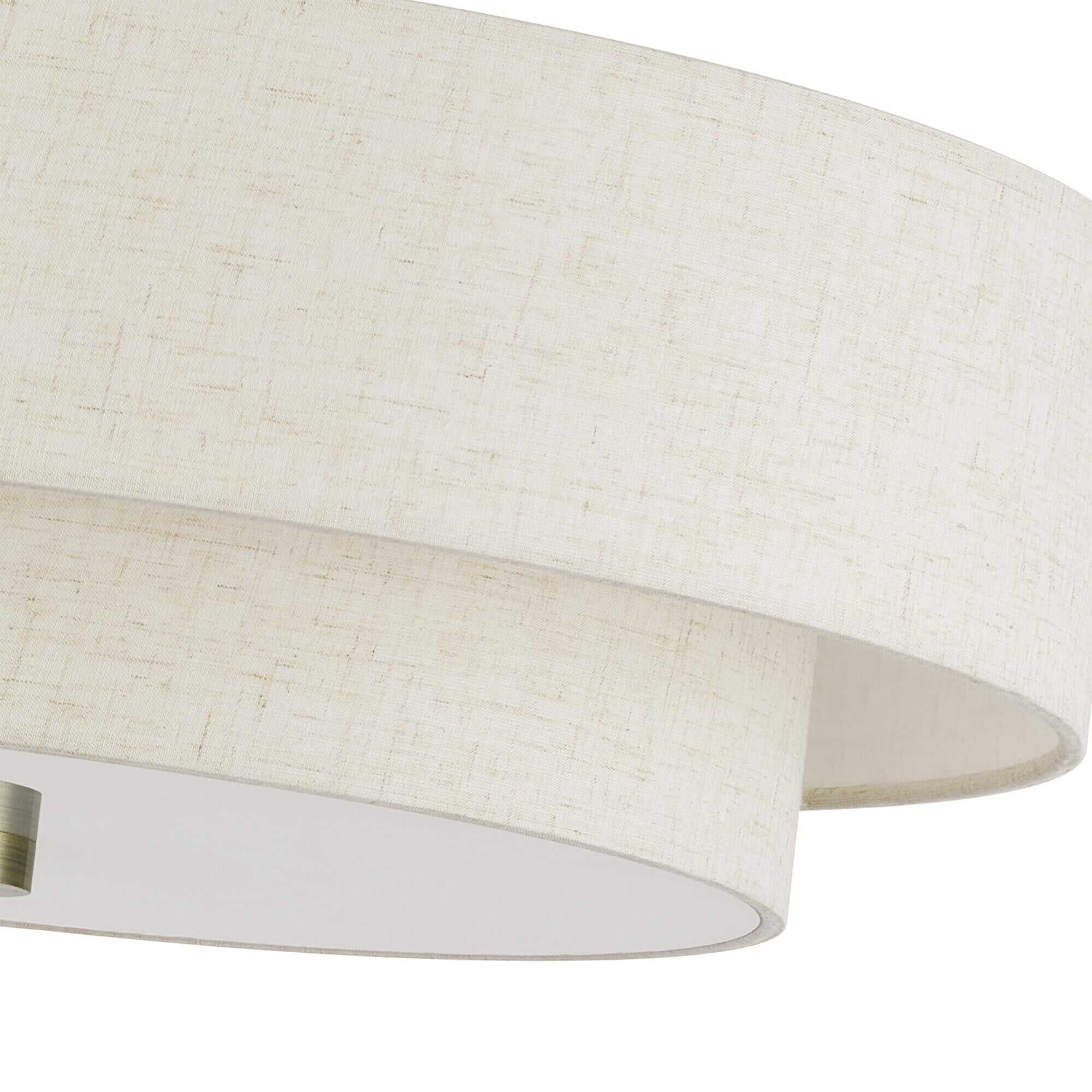 Monroe 18 Inch Semi Flush Mount by Livex Lighting