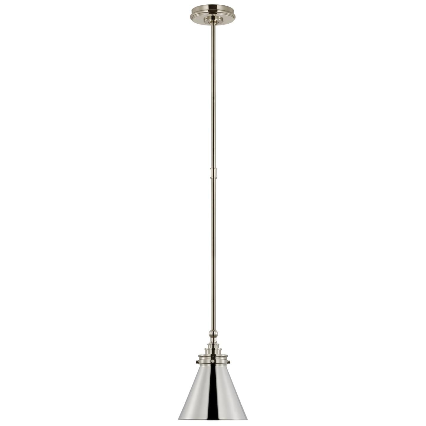 Visual Comfort Signature Collection Chapman and Myers Parkington 7 Inch LED Mini Pendant