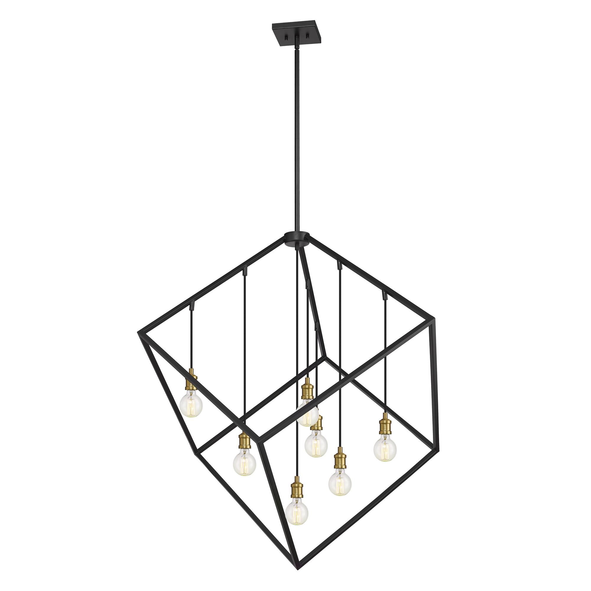 Vertical 44 Inch 7 Light Chandelier by Z-Lite