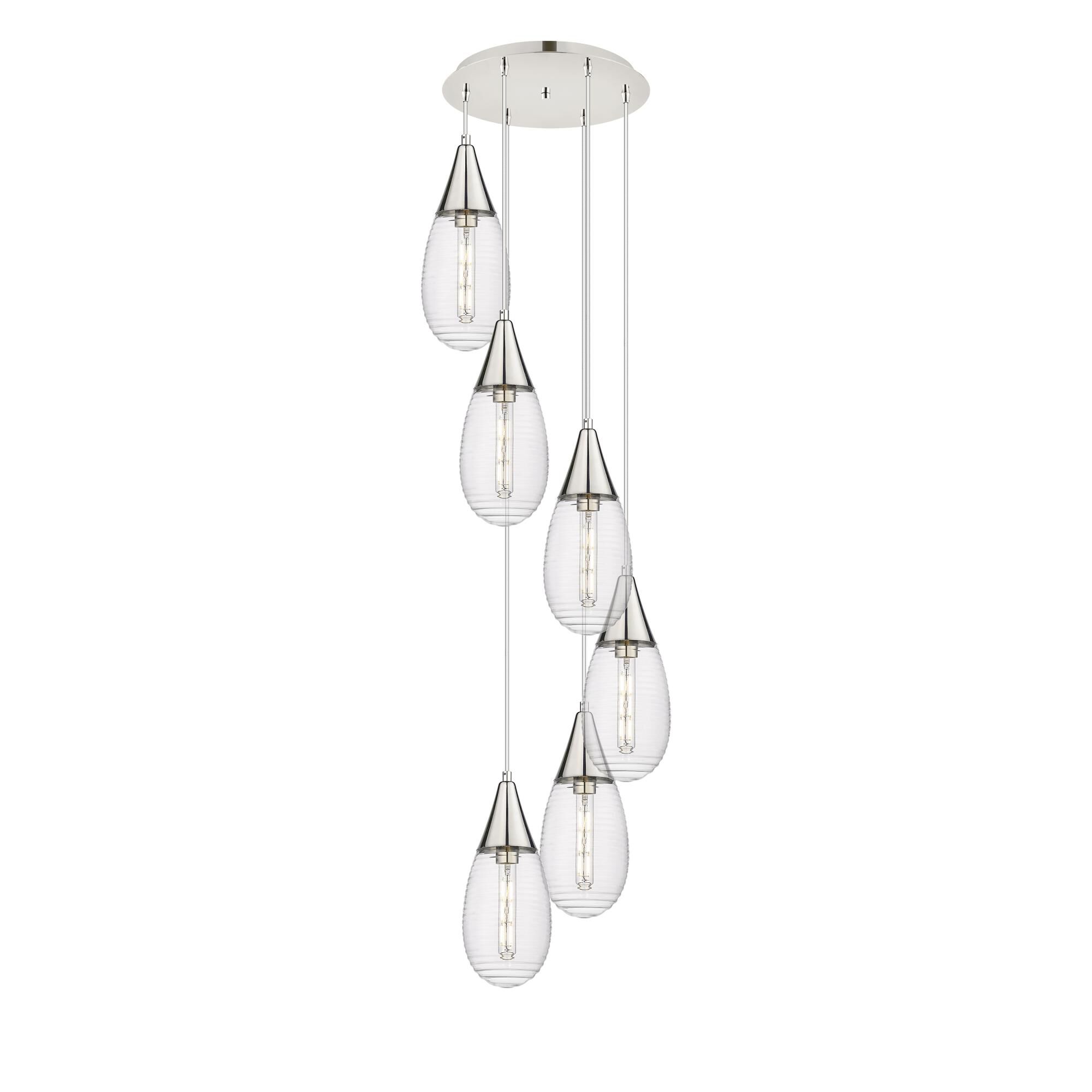 Bruno Marashlian Malone 16 Inch 6 Light Multi Light Pendant by Innovations Lighting