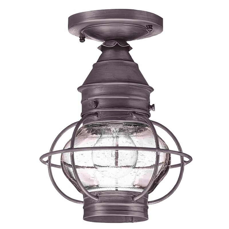 Onion 8 Inch Outdoor Flush Mount by Northeast Lantern