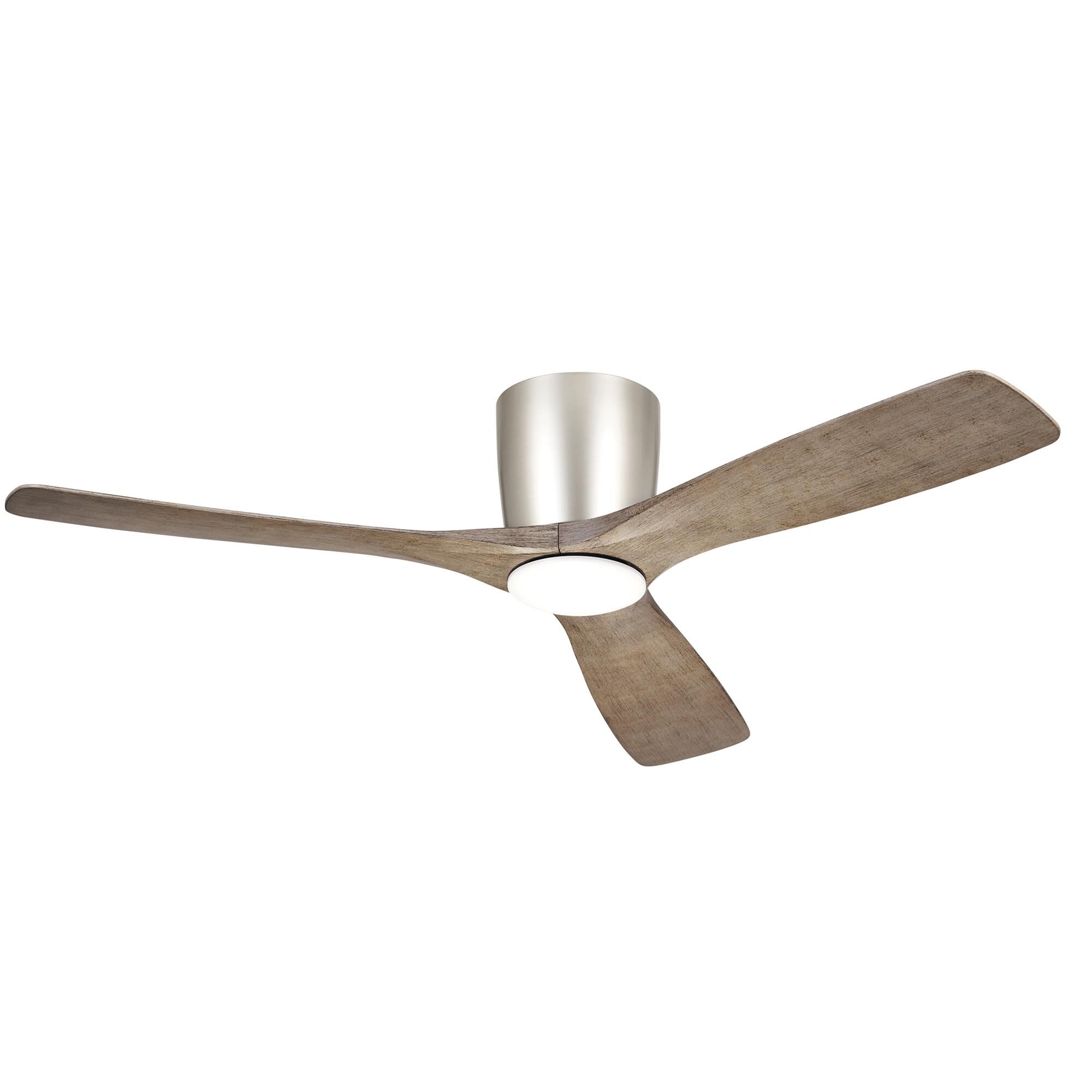 Shown in Brushed Nickel finish and Frosted White Polycarbonate Lens glass