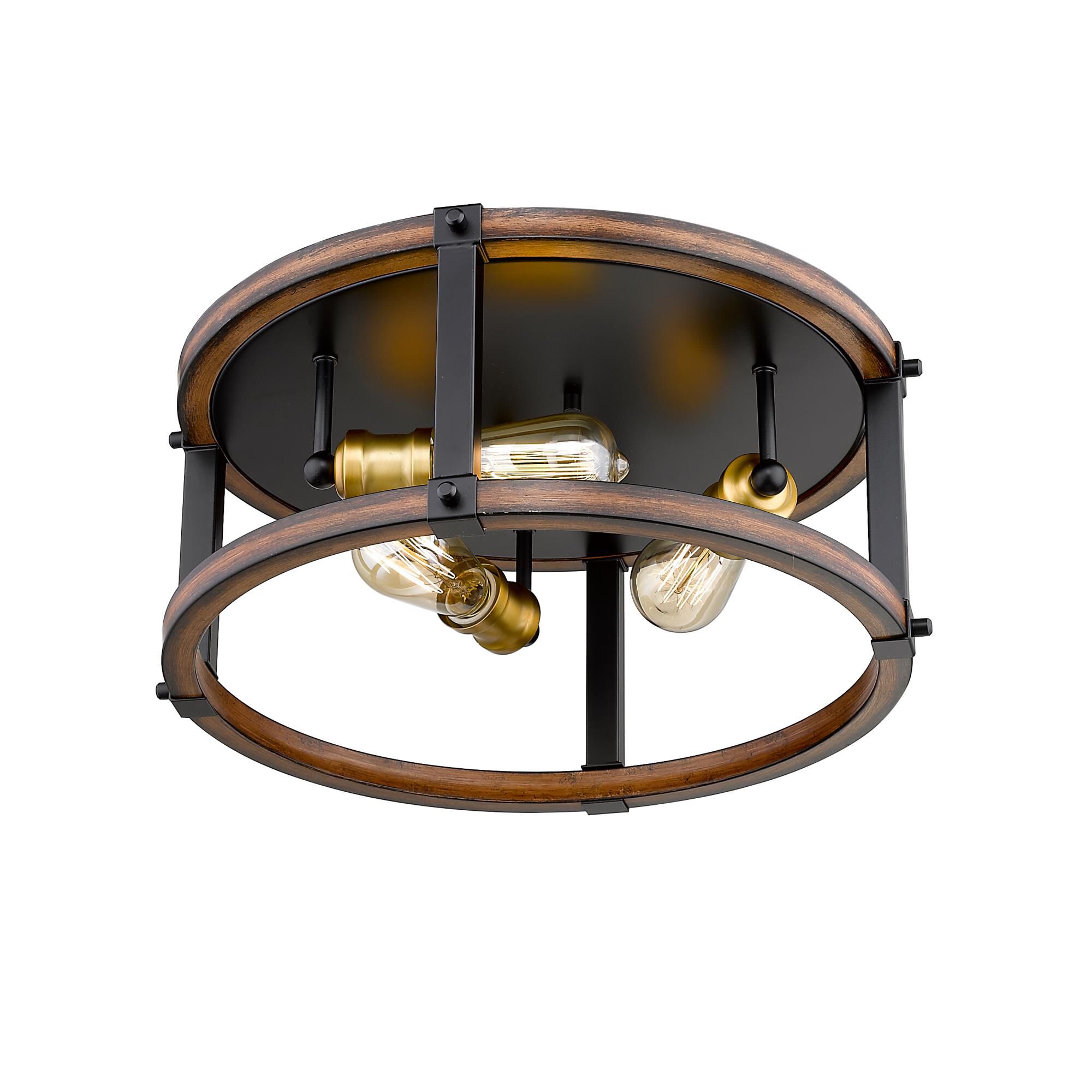 Kirkland 16 Inch 3 Light Flush Mount by Z-Lite