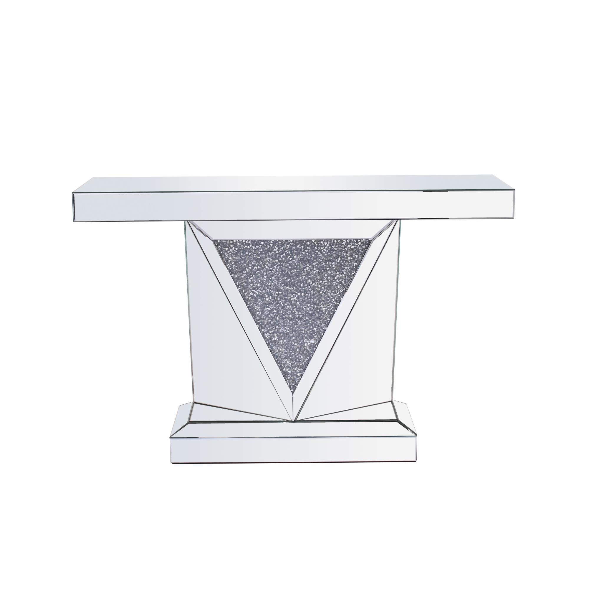 Shown in Clear Mirror finish and Royal Cut - Silver crystal