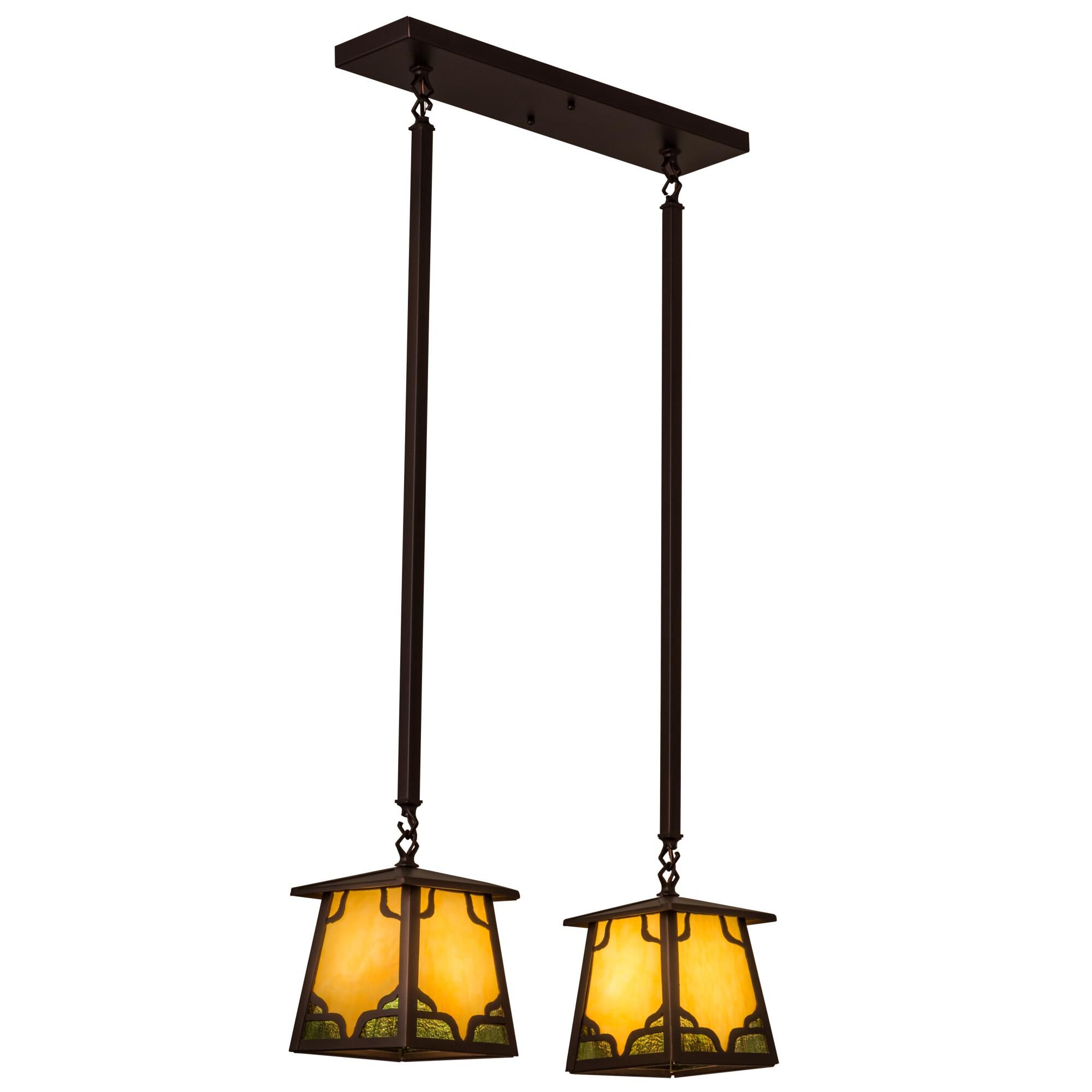 24 Inch 2 Light Linear Suspension Light by Meyda Lighting