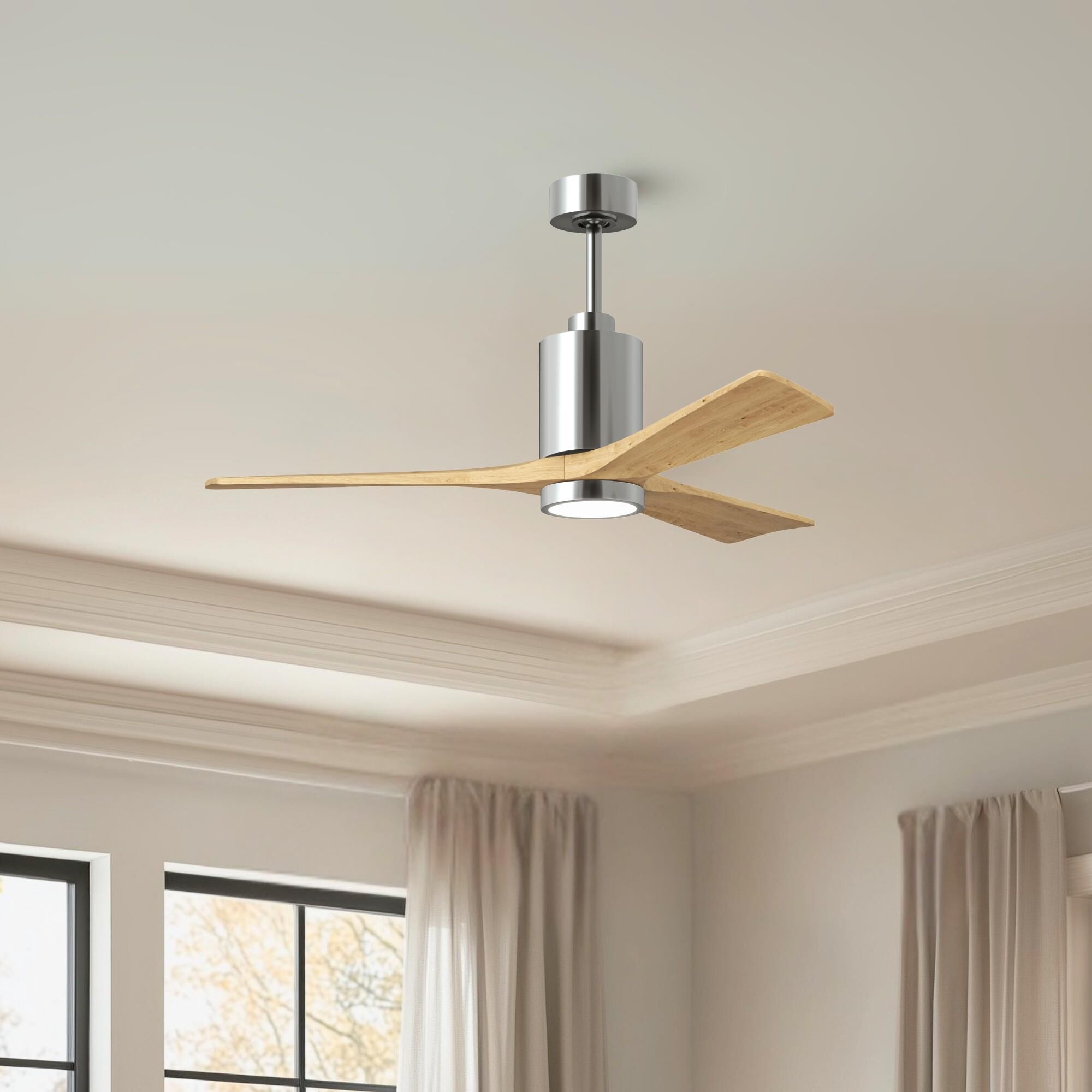 Patricia 52 Inch Ceiling Fan with Light Kit by Matthews Fan Company