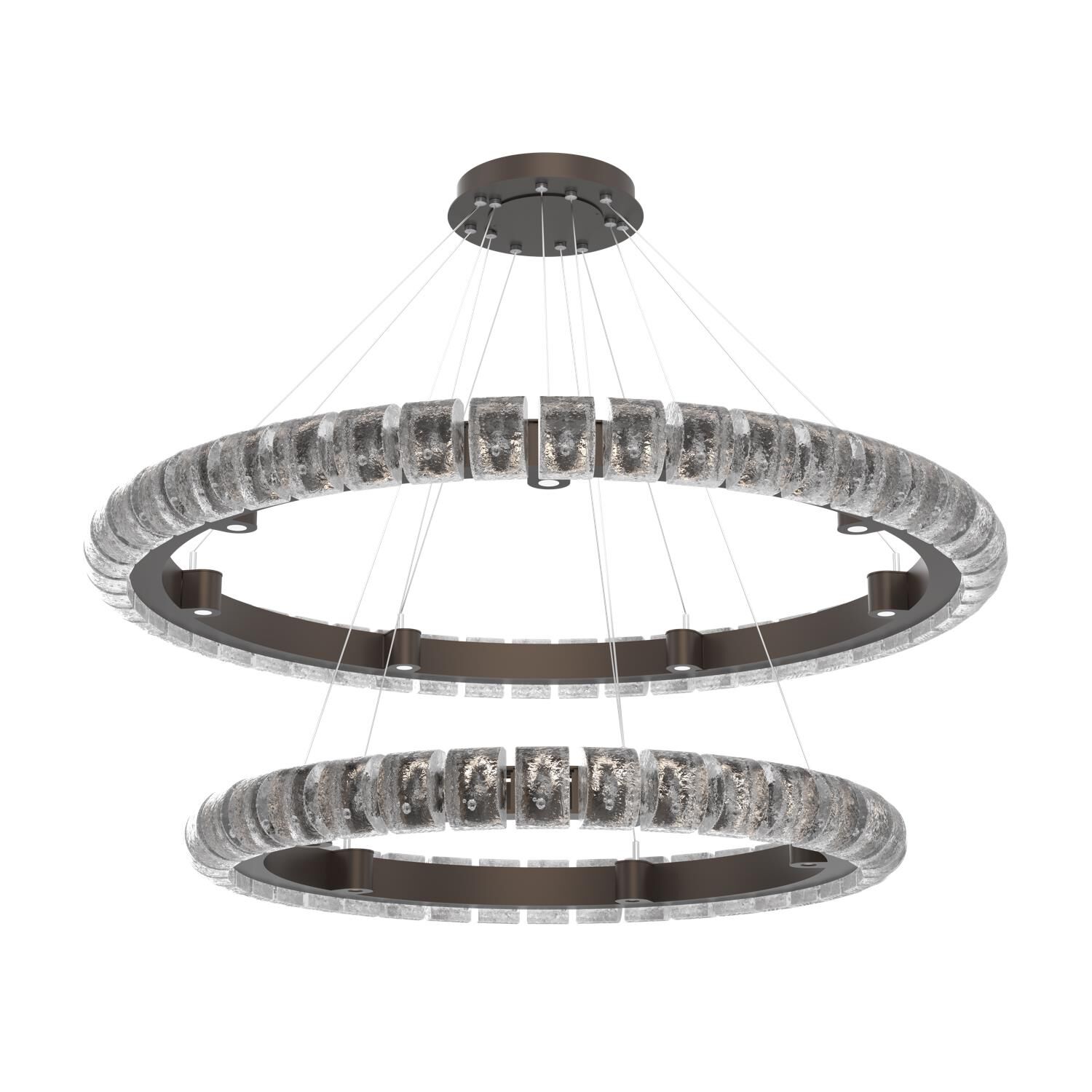 Shown in Flat Bronze finish and Clear glass