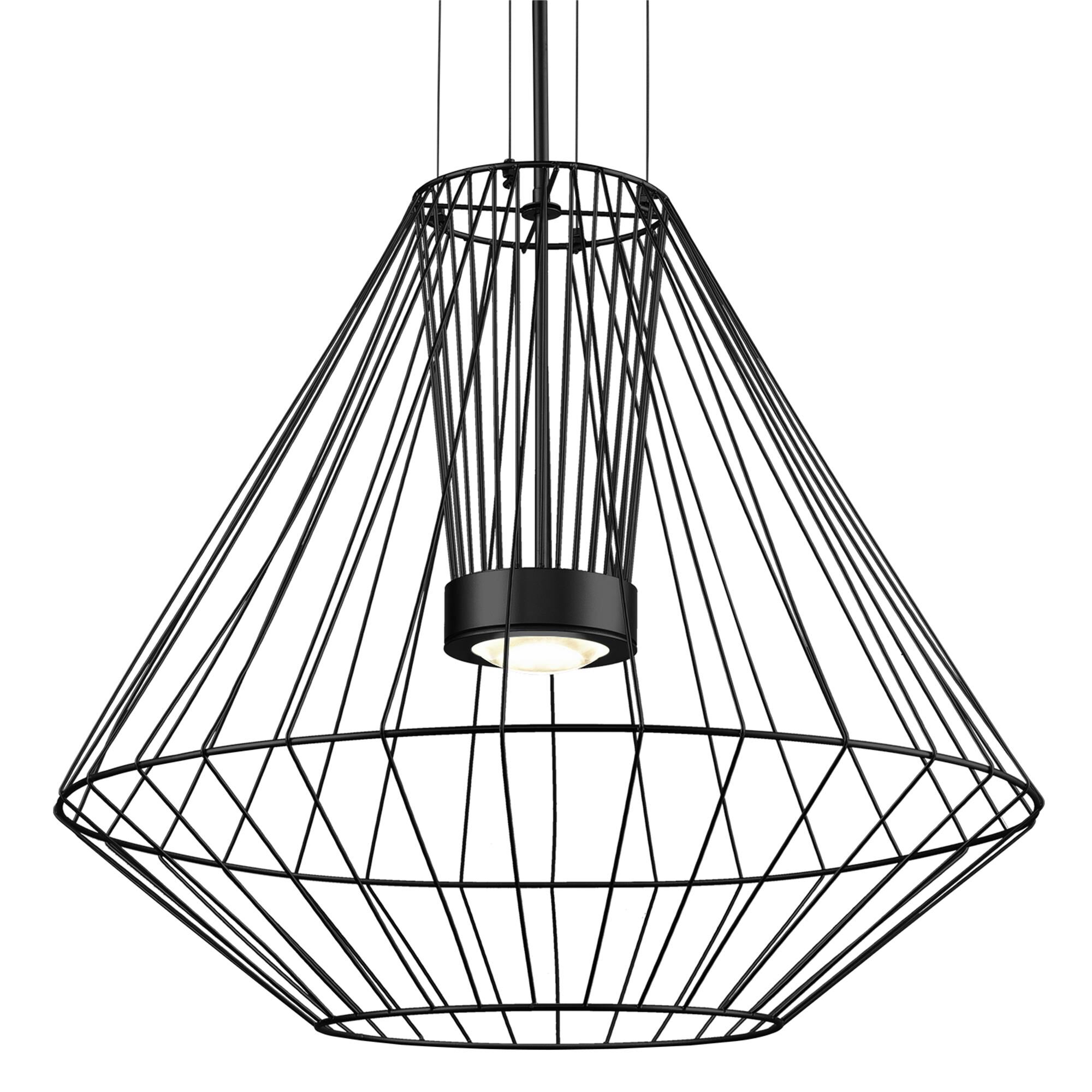 Shown in Black finish and Convex glass