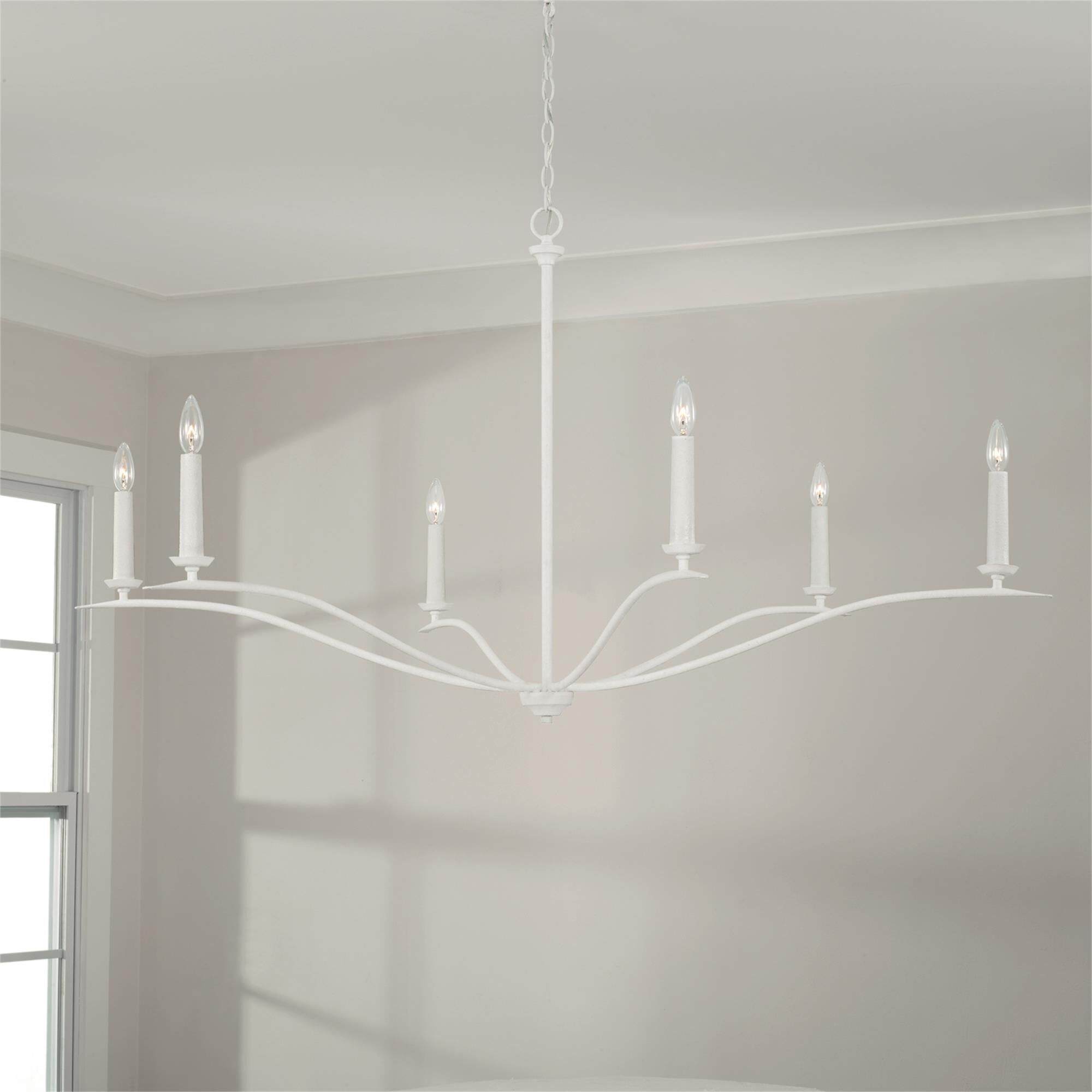 Shown in Textured White finish