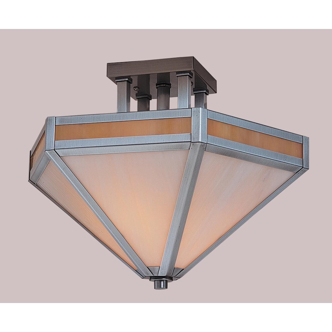 Etoile 21 Inch 4 Light Semi Flush Mount by Arroyo Craftsman