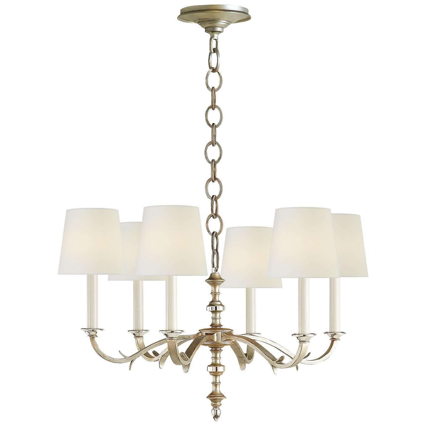 Thomas O'Brien Channing 28 Inch 6 Light Chandelier by Visual Comfort Signature Collection