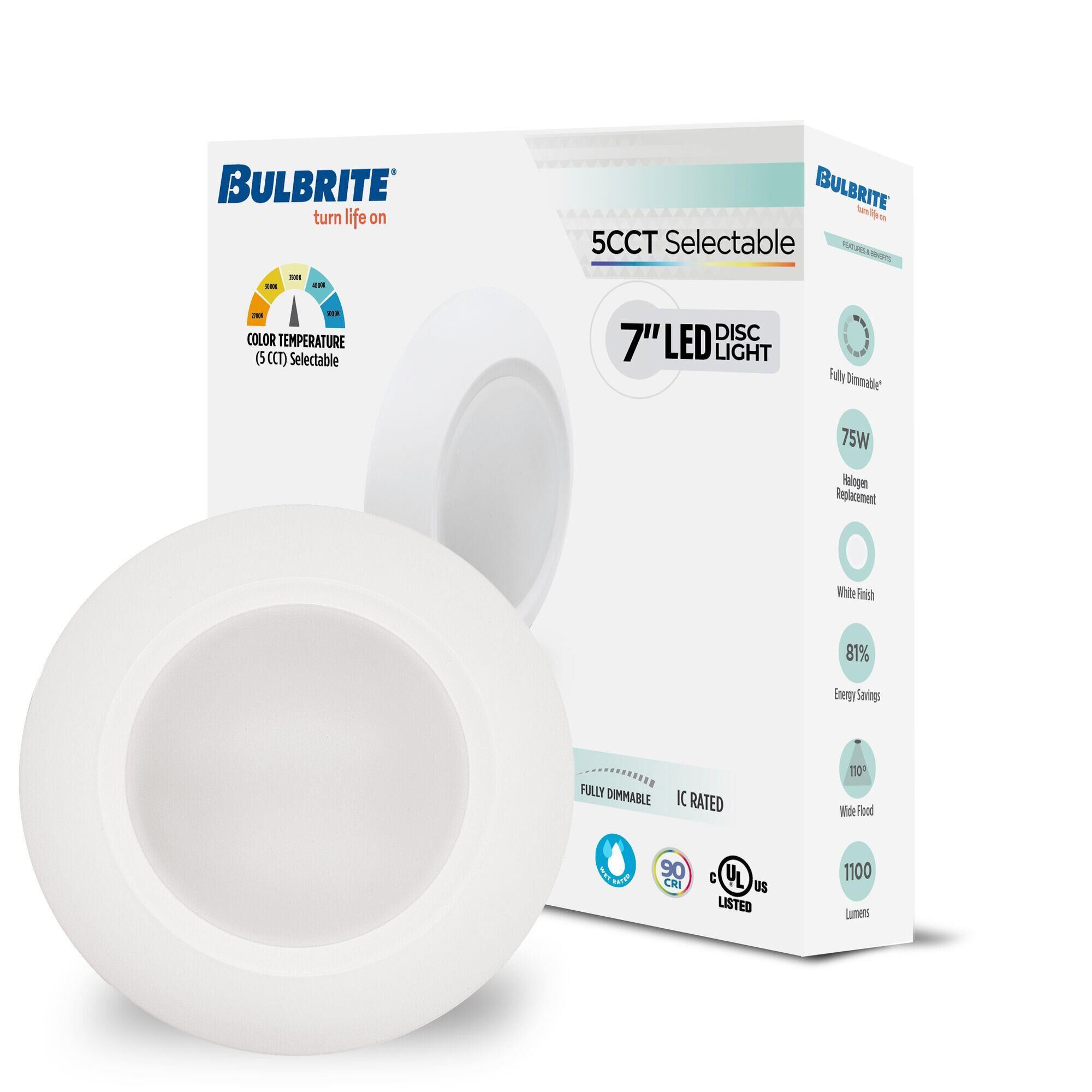 7 Inch Flush Mount by Bulbrite
