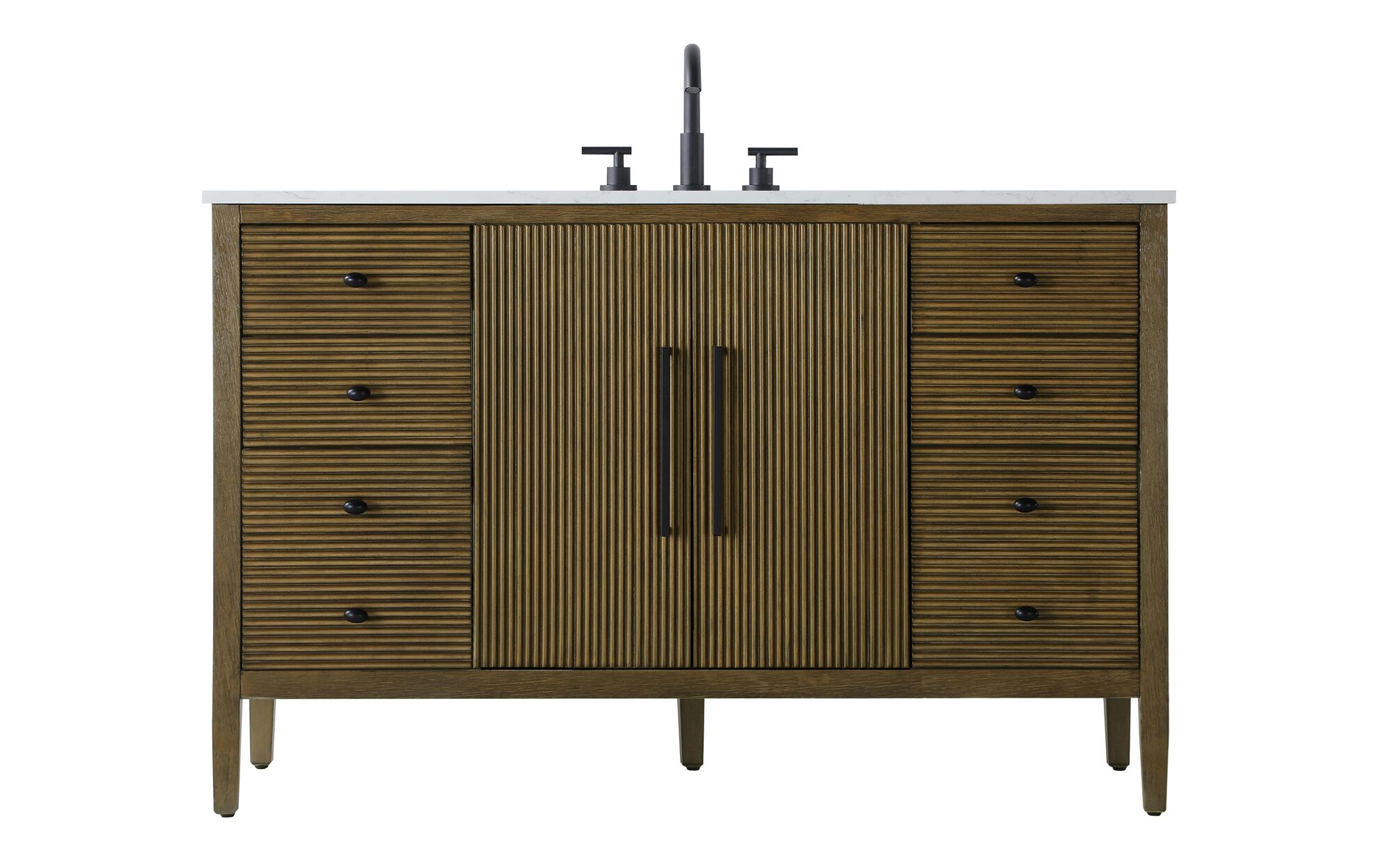 Shown in Hazel Oak finish